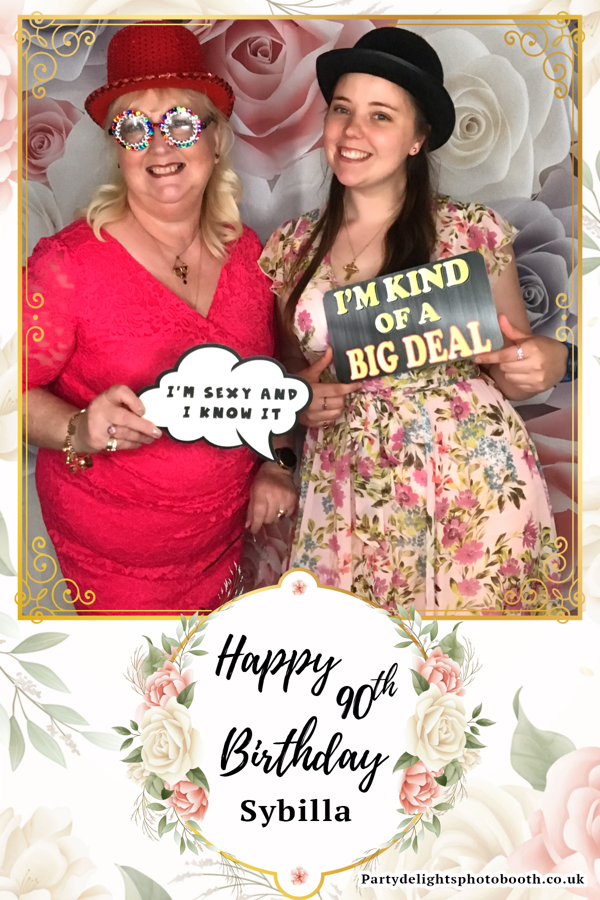 Sybilla’s 90th Birthday | View more photos from the event at gallery.partydelightsphotobooth.co.uk/u/PartyDelightsPhotoBooth/Sybilla’s-90th-Birthday