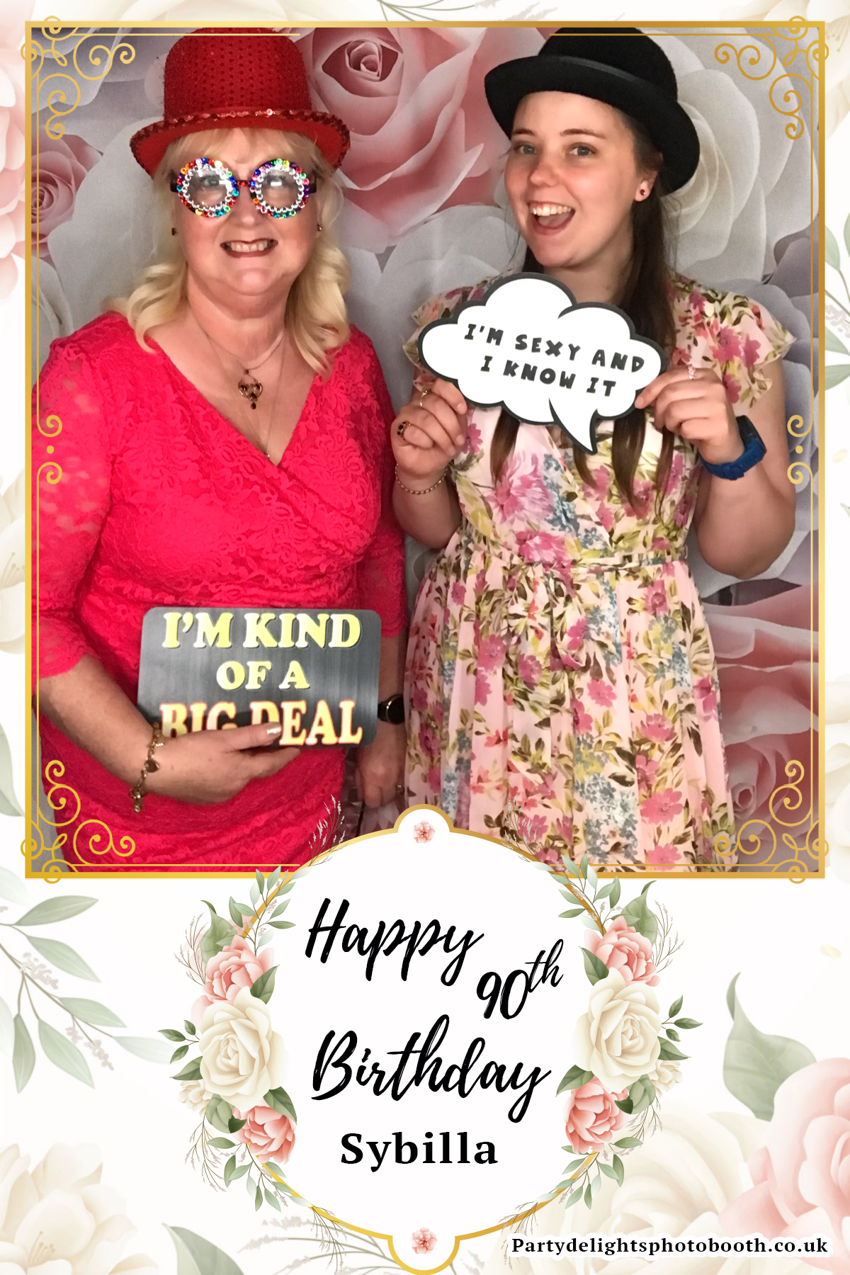 Sybilla’s 90th Birthday | View more photos from the event at gallery.partydelightsphotobooth.co.uk/u/PartyDelightsPhotoBooth/Sybilla’s-90th-Birthday