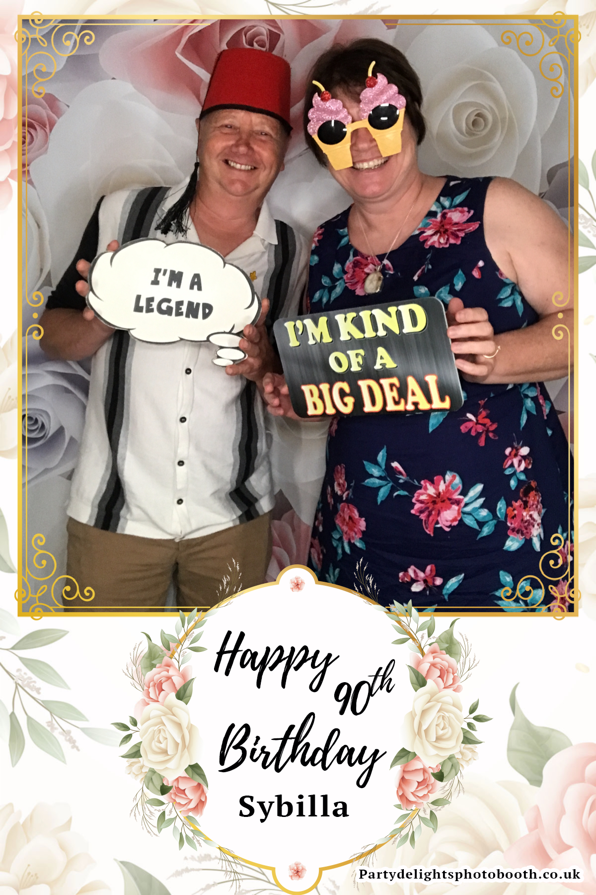 Sybilla’s 90th Birthday | View more photos from the event at gallery.partydelightsphotobooth.co.uk/u/PartyDelightsPhotoBooth/Sybilla’s-90th-Birthday