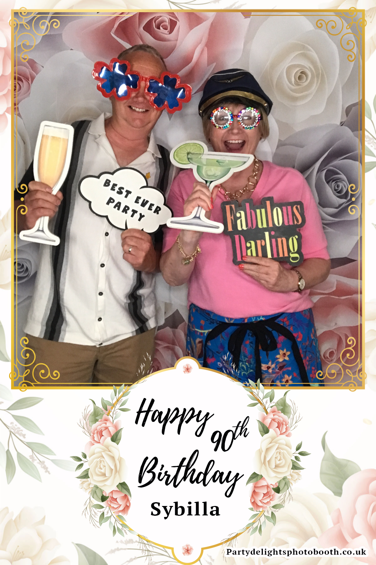 Sybilla’s 90th Birthday | View more photos from the event at gallery.partydelightsphotobooth.co.uk/u/PartyDelightsPhotoBooth/Sybilla’s-90th-Birthday