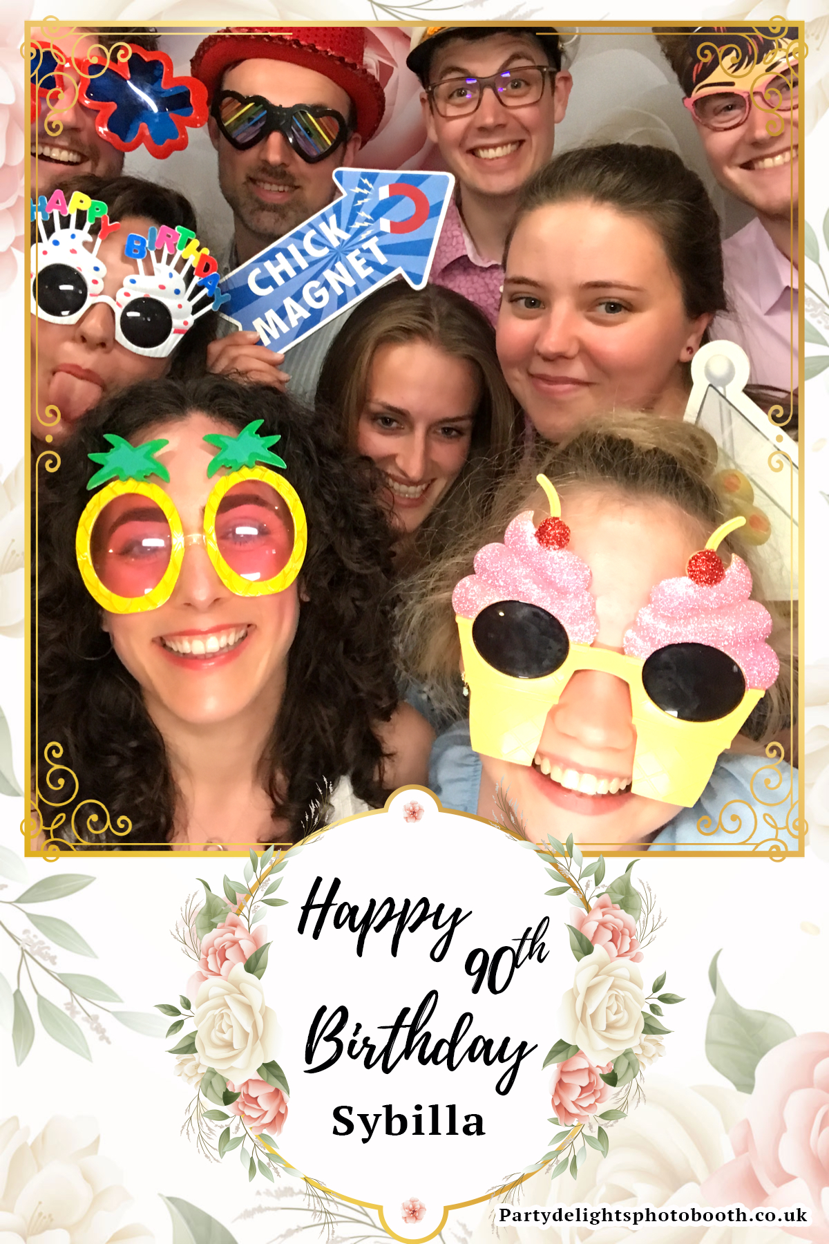 Sybilla’s 90th Birthday | View more photos from the event at gallery.partydelightsphotobooth.co.uk/u/PartyDelightsPhotoBooth/Sybilla’s-90th-Birthday