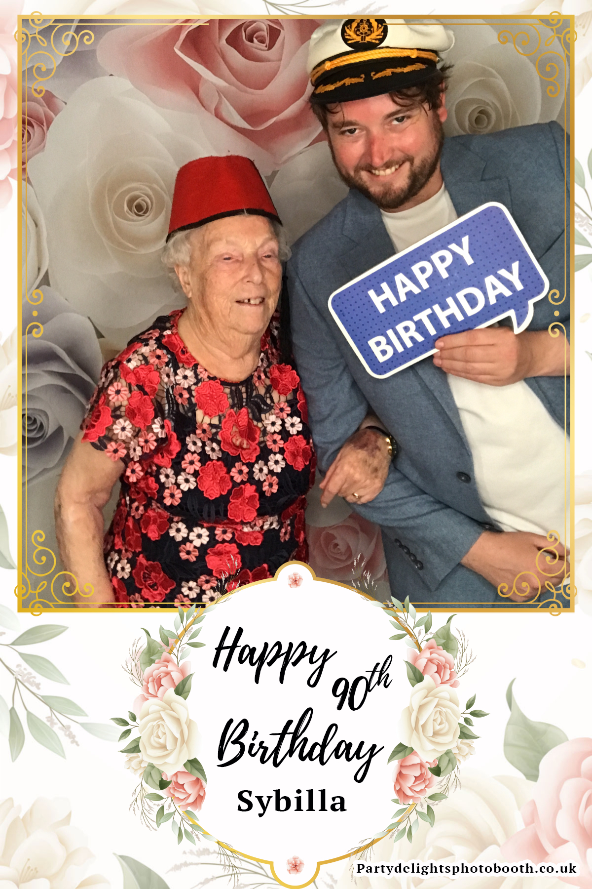 Sybilla’s 90th Birthday | View more photos from the event at gallery.partydelightsphotobooth.co.uk/u/PartyDelightsPhotoBooth/Sybilla’s-90th-Birthday