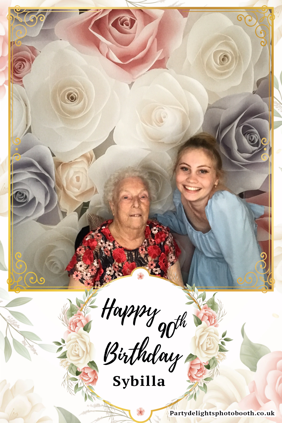 Sybilla’s 90th Birthday | View more photos from the event at gallery.partydelightsphotobooth.co.uk/u/PartyDelightsPhotoBooth/Sybilla’s-90th-Birthday