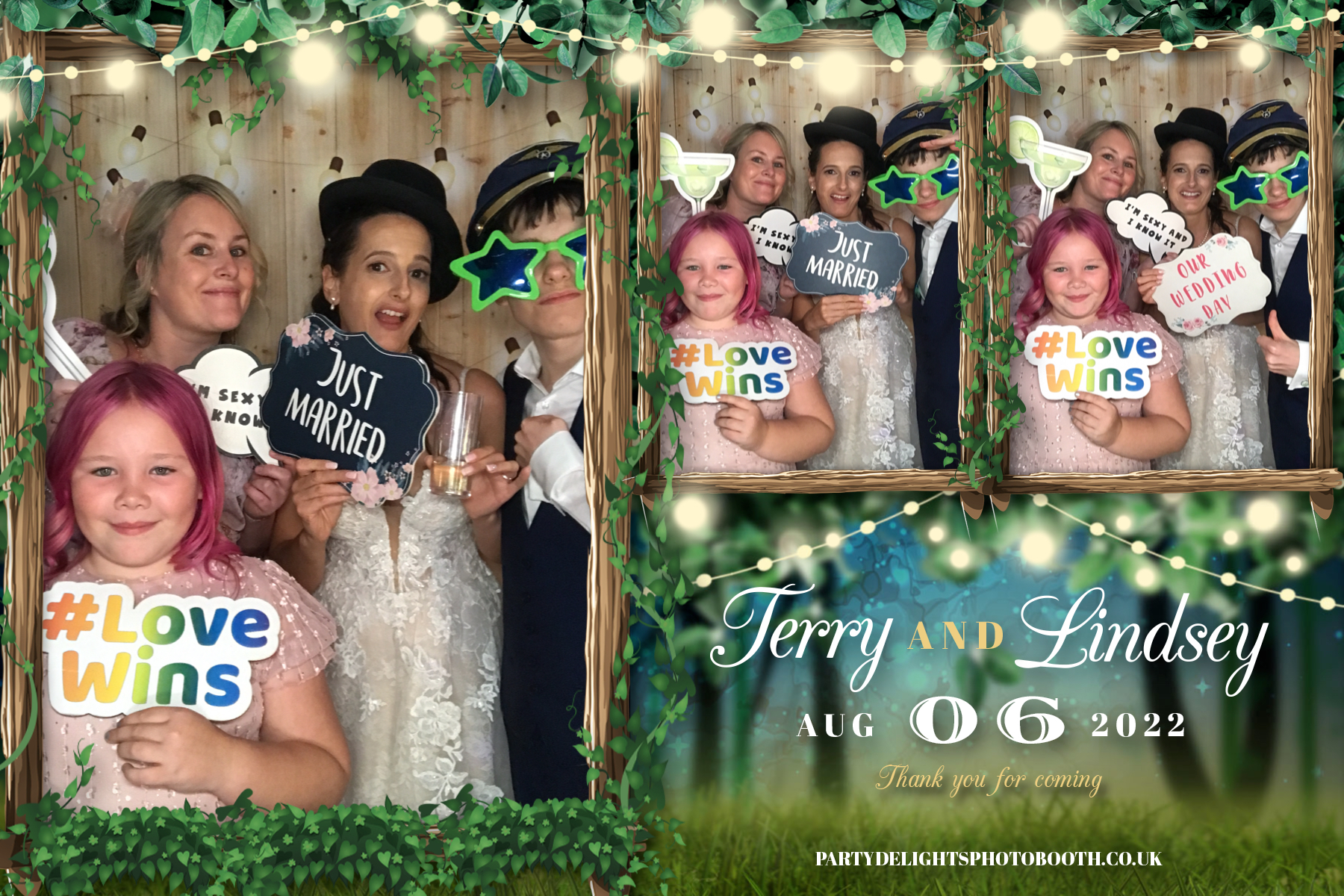 Terry and Lindsey wedding | View more photos from the event at gallery.partydelightsphotobooth.co.uk/u/PartyDelightsPhotoBooth/Terry-and-Lindsey-wedding