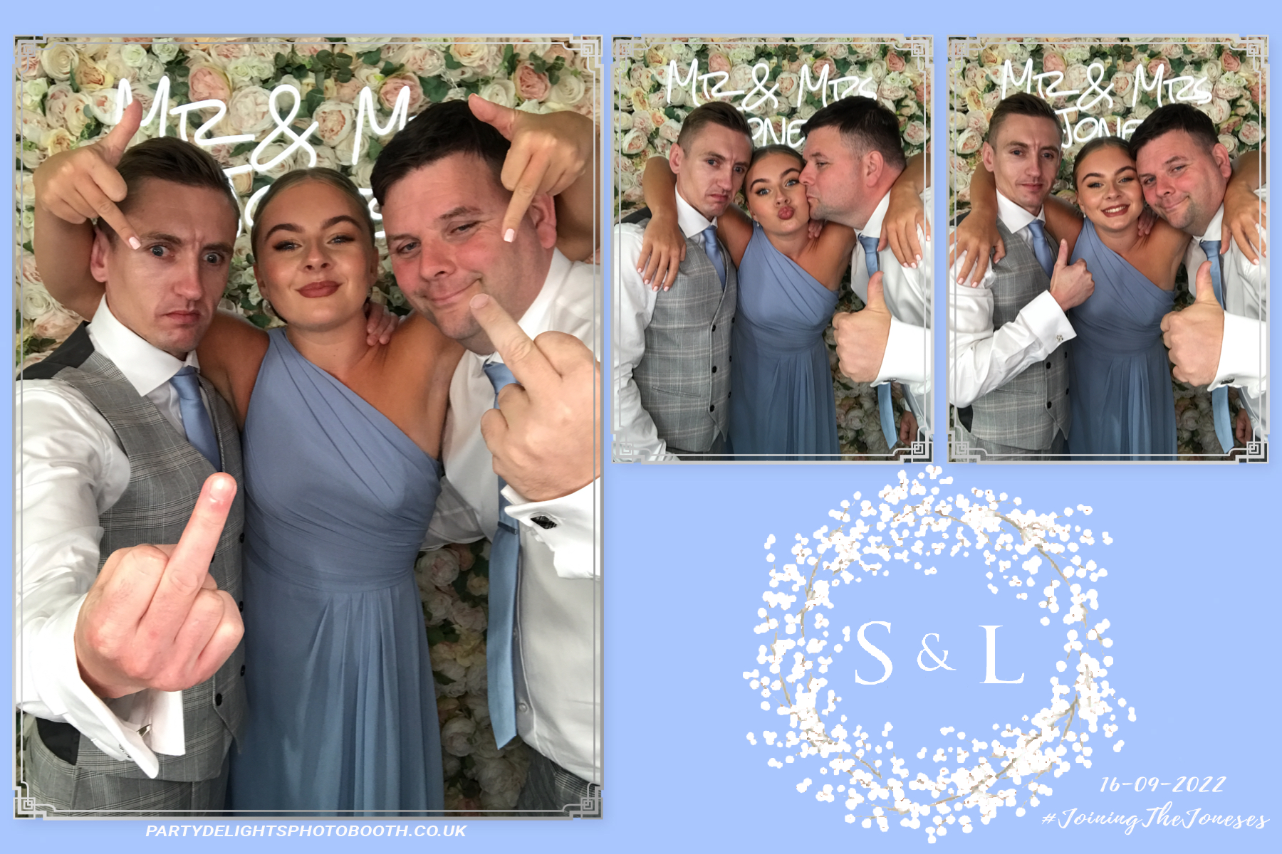 The Wedding of Mr and Mrs Jones | View more photos from the event at gallery.partydelightsphotobooth.co.uk/u/PartyDelightsPhotoBooth/The-Wedding-of-Mr-and-Mrs-Jones