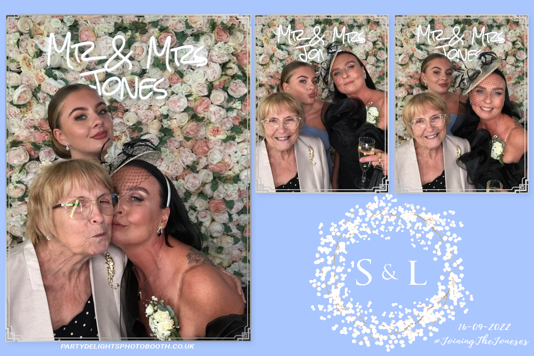 The Wedding of Mr and Mrs Jones | View more photos from the event at gallery.partydelightsphotobooth.co.uk/u/PartyDelightsPhotoBooth/The-Wedding-of-Mr-and-Mrs-Jones