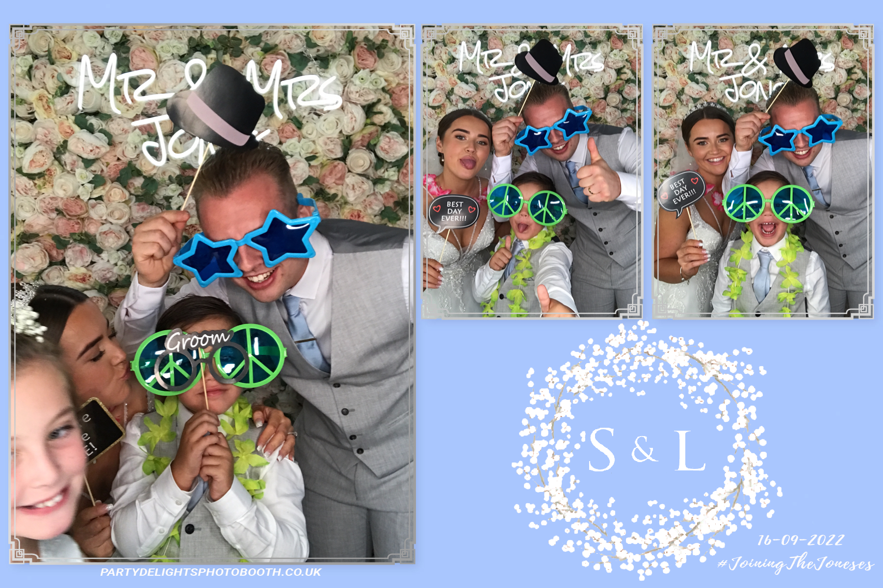 The Wedding of Mr and Mrs Jones | View more photos from the event at gallery.partydelightsphotobooth.co.uk/u/PartyDelightsPhotoBooth/The-Wedding-of-Mr-and-Mrs-Jones