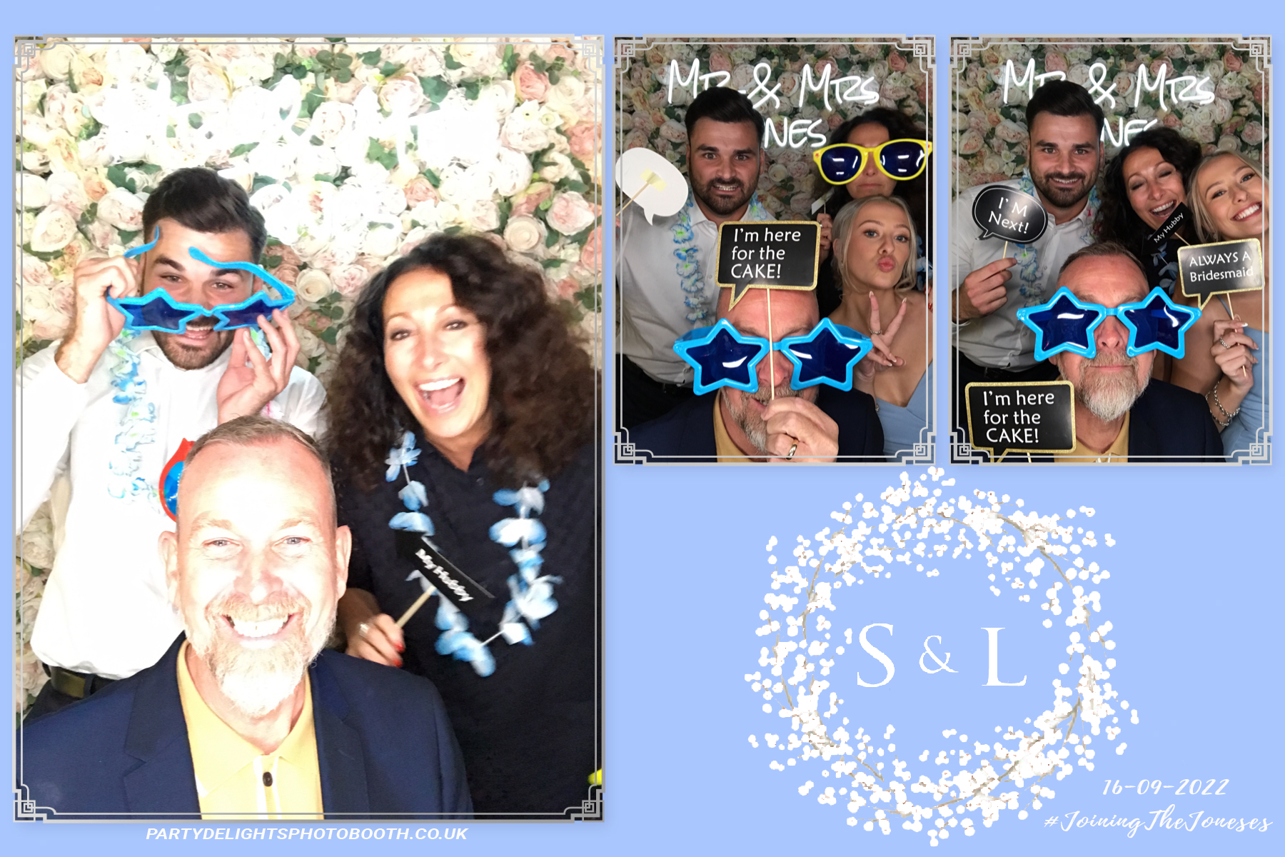 The Wedding of Mr and Mrs Jones | View more photos from the event at gallery.partydelightsphotobooth.co.uk/u/PartyDelightsPhotoBooth/The-Wedding-of-Mr-and-Mrs-Jones