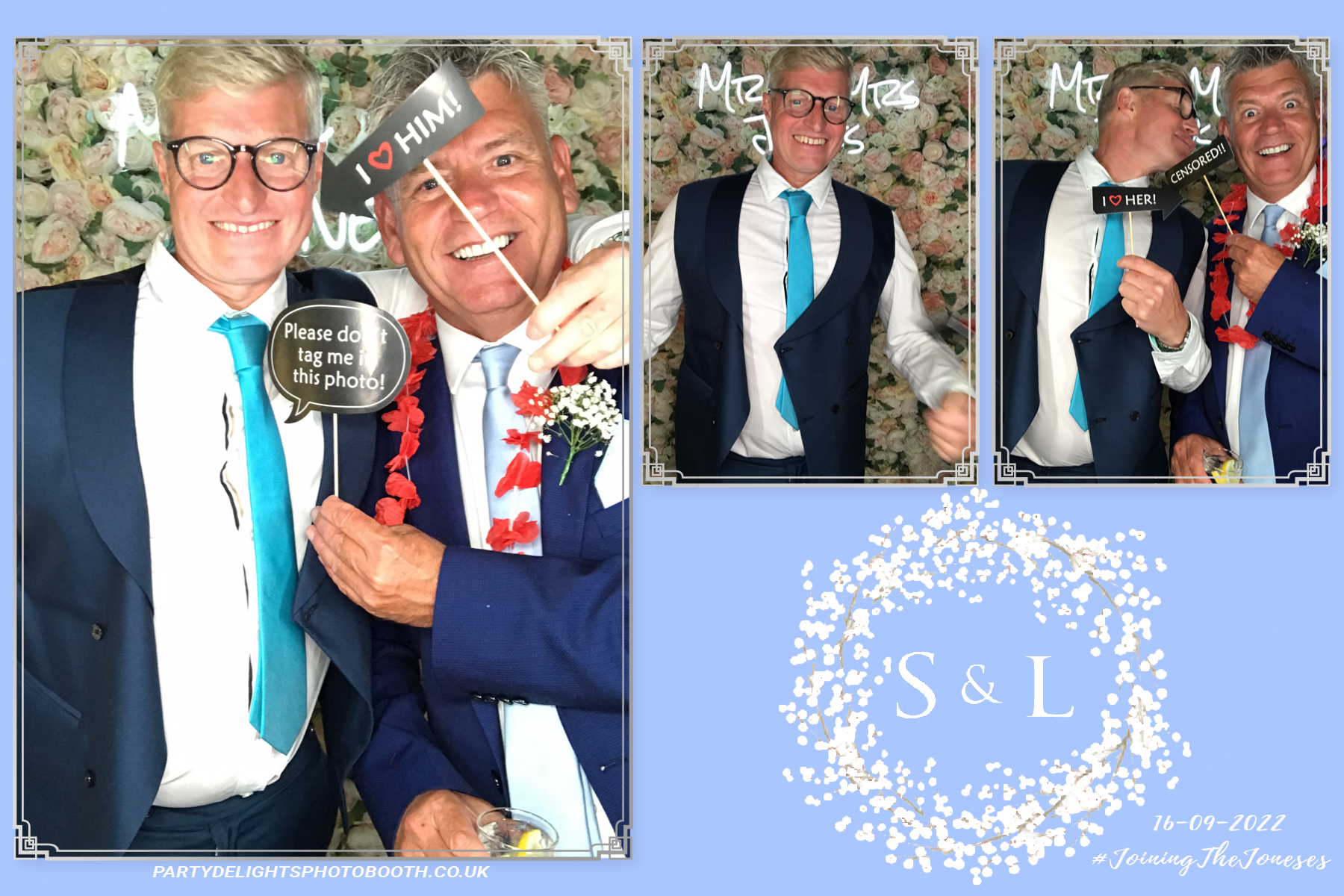 The Wedding of Mr and Mrs Jones | View more photos from the event at gallery.partydelightsphotobooth.co.uk/u/PartyDelightsPhotoBooth/The-Wedding-of-Mr-and-Mrs-Jones