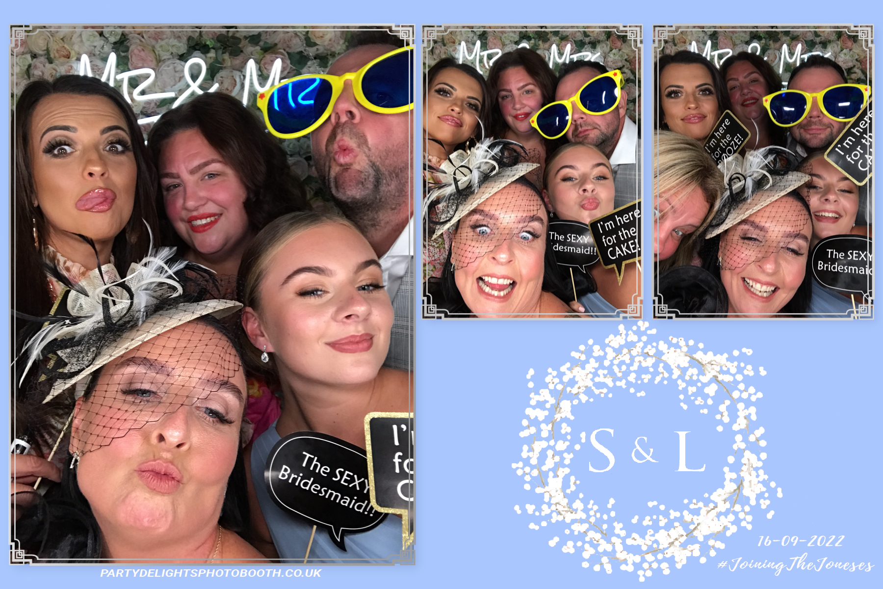 The Wedding of Mr and Mrs Jones | View more photos from the event at gallery.partydelightsphotobooth.co.uk/u/PartyDelightsPhotoBooth/The-Wedding-of-Mr-and-Mrs-Jones