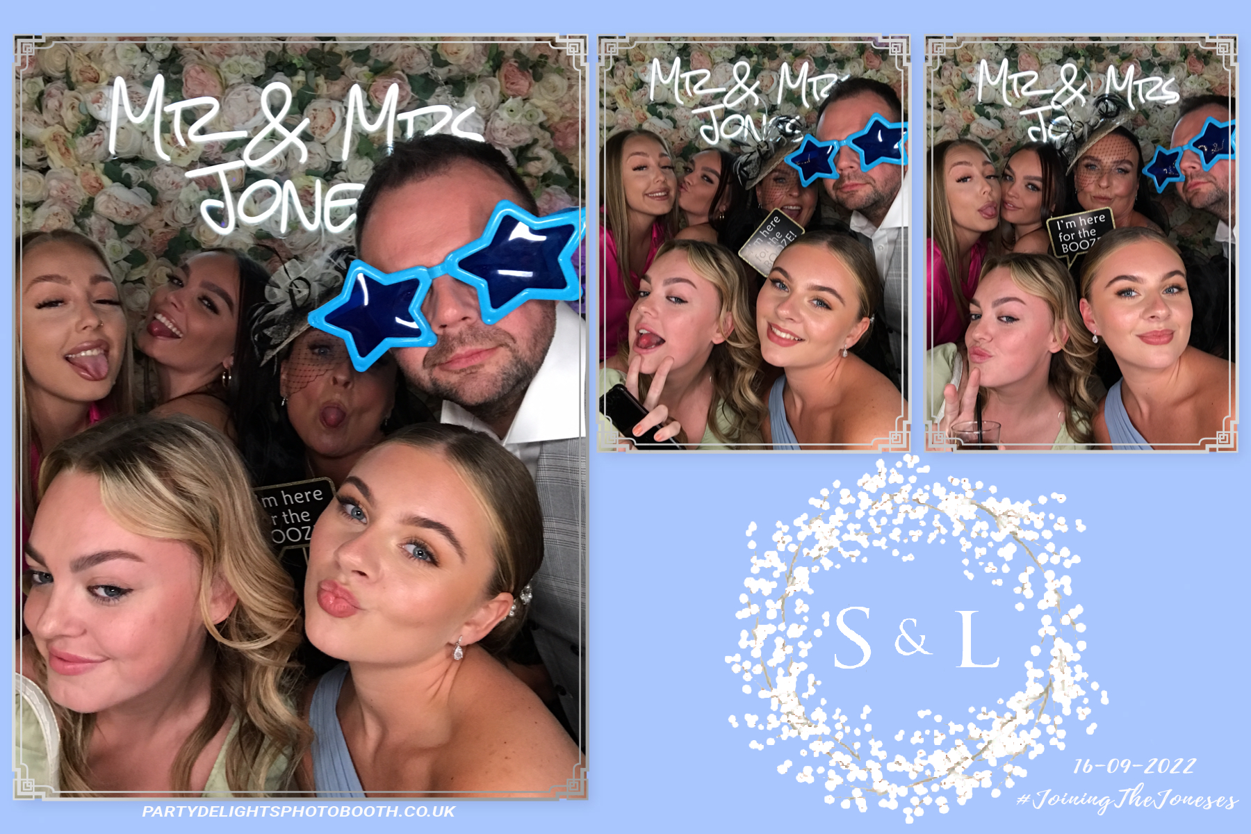 The Wedding of Mr and Mrs Jones | View more photos from the event at gallery.partydelightsphotobooth.co.uk/u/PartyDelightsPhotoBooth/The-Wedding-of-Mr-and-Mrs-Jones