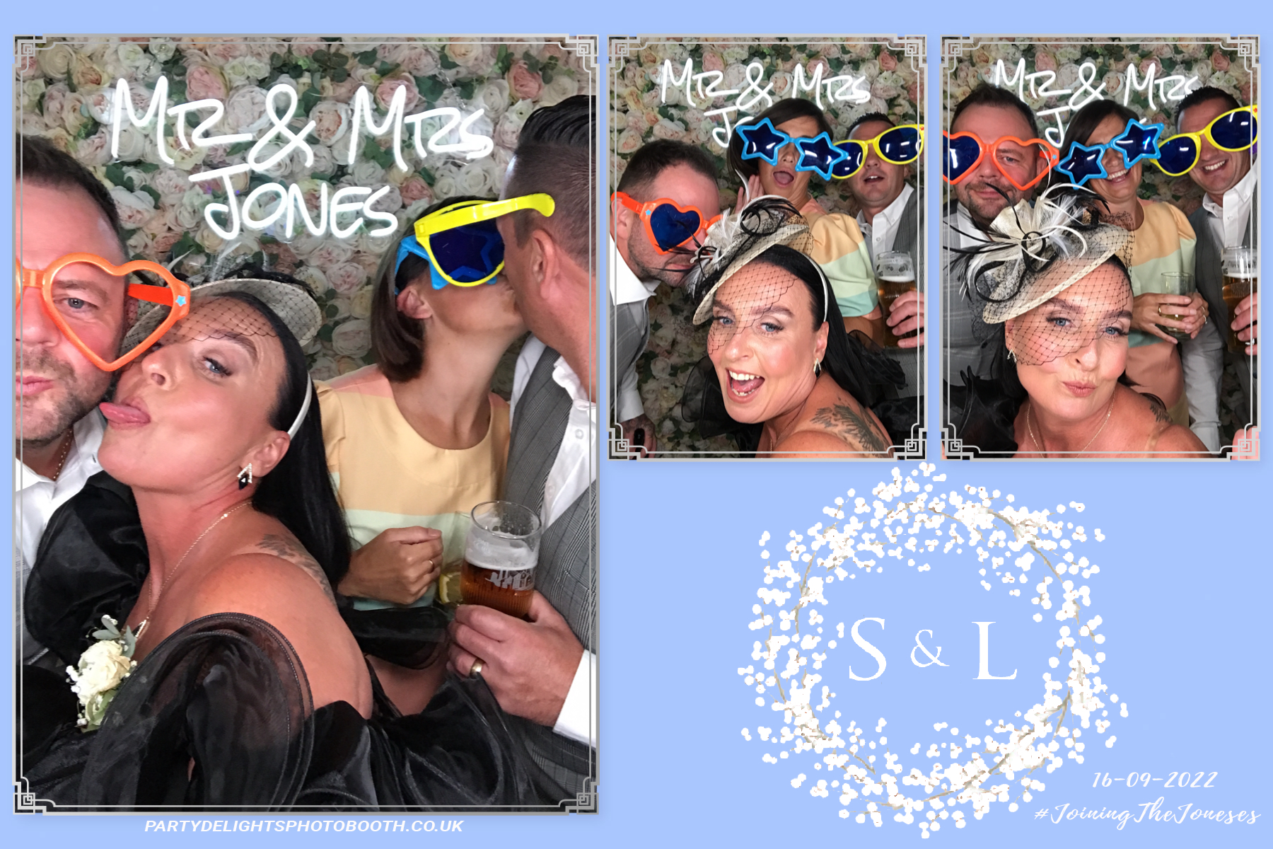 The Wedding of Mr and Mrs Jones | View more photos from the event at gallery.partydelightsphotobooth.co.uk/u/PartyDelightsPhotoBooth/The-Wedding-of-Mr-and-Mrs-Jones