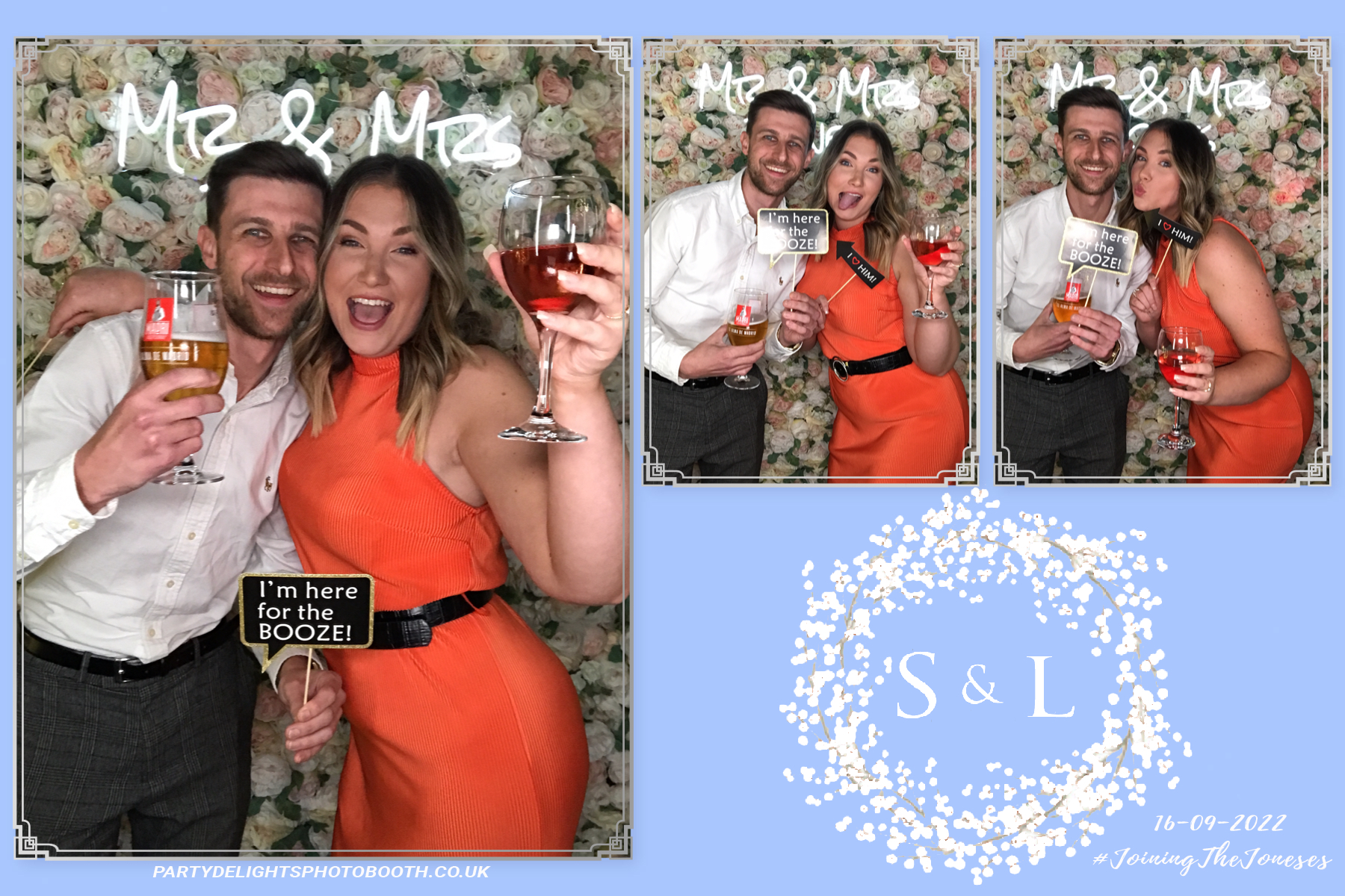 The Wedding of Mr and Mrs Jones | View more photos from the event at gallery.partydelightsphotobooth.co.uk/u/PartyDelightsPhotoBooth/The-Wedding-of-Mr-and-Mrs-Jones