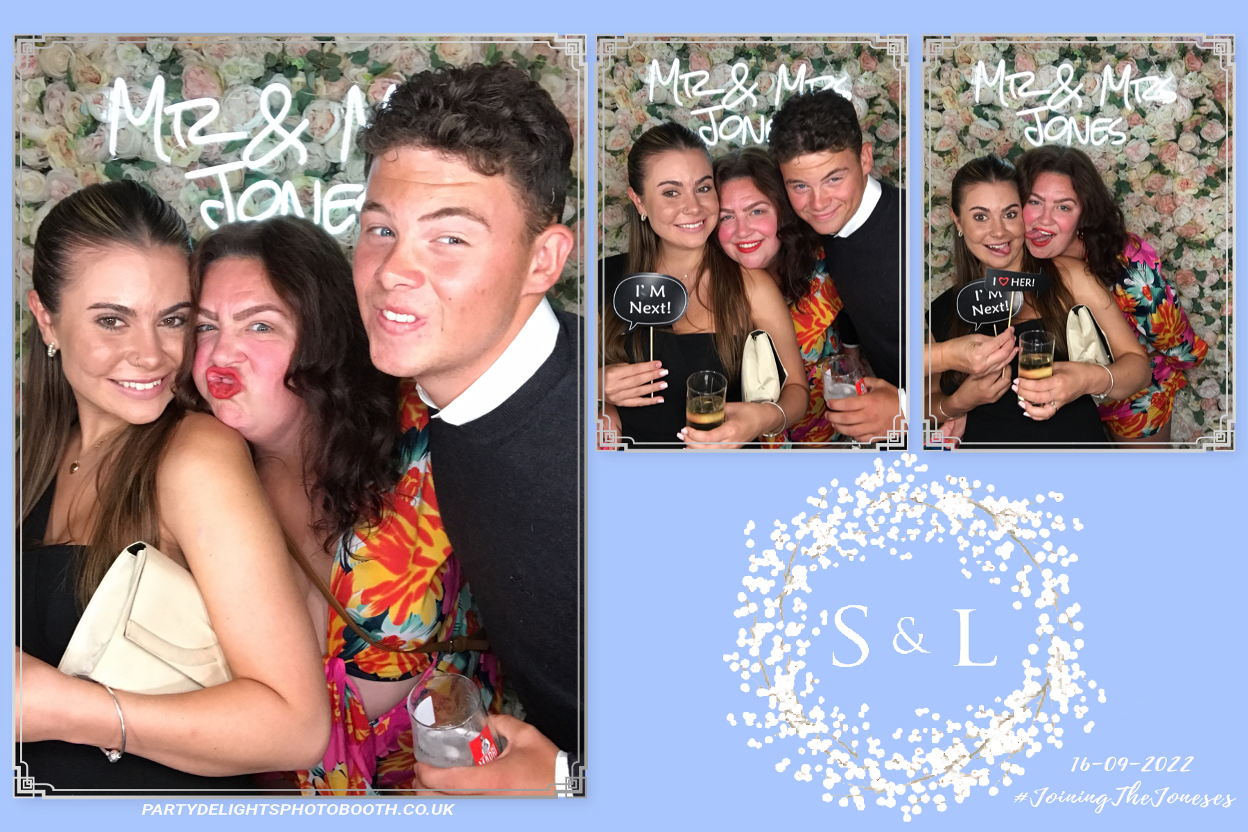The Wedding of Mr and Mrs Jones | View more photos from the event at gallery.partydelightsphotobooth.co.uk/u/PartyDelightsPhotoBooth/The-Wedding-of-Mr-and-Mrs-Jones