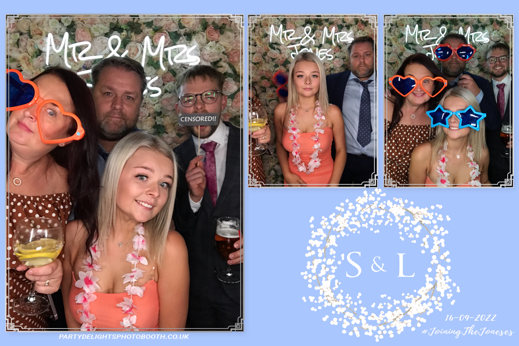 The Wedding of Mr and Mrs Jones | View more photos from the event at gallery.partydelightsphotobooth.co.uk/u/PartyDelightsPhotoBooth/The-Wedding-of-Mr-and-Mrs-Jones