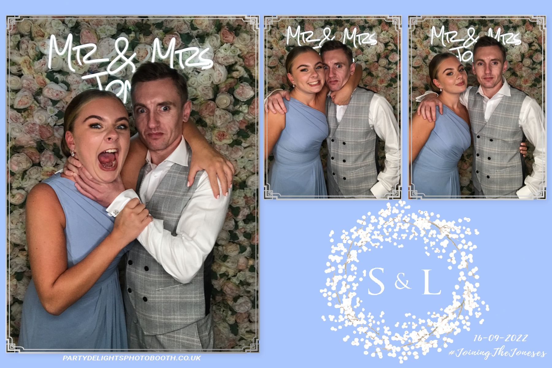 The Wedding of Mr and Mrs Jones | View more photos from the event at gallery.partydelightsphotobooth.co.uk/u/PartyDelightsPhotoBooth/The-Wedding-of-Mr-and-Mrs-Jones