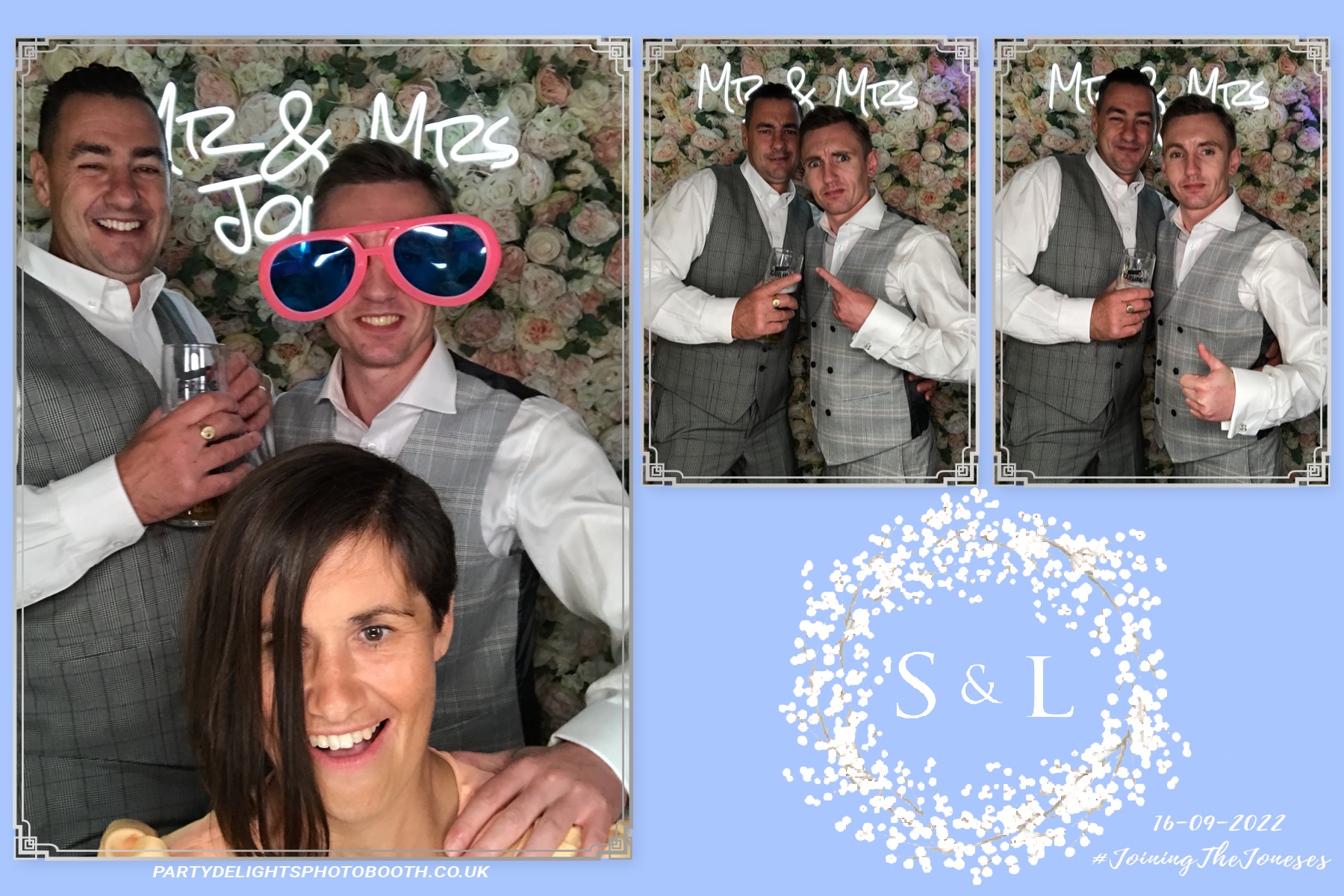 The Wedding of Mr and Mrs Jones | View more photos from the event at gallery.partydelightsphotobooth.co.uk/u/PartyDelightsPhotoBooth/The-Wedding-of-Mr-and-Mrs-Jones