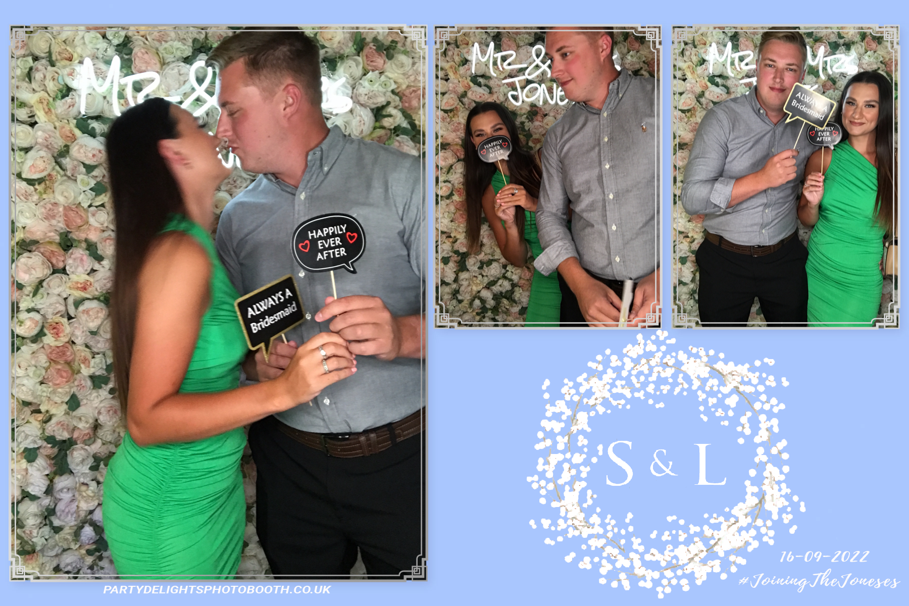 The Wedding of Mr and Mrs Jones | View more photos from the event at gallery.partydelightsphotobooth.co.uk/u/PartyDelightsPhotoBooth/The-Wedding-of-Mr-and-Mrs-Jones