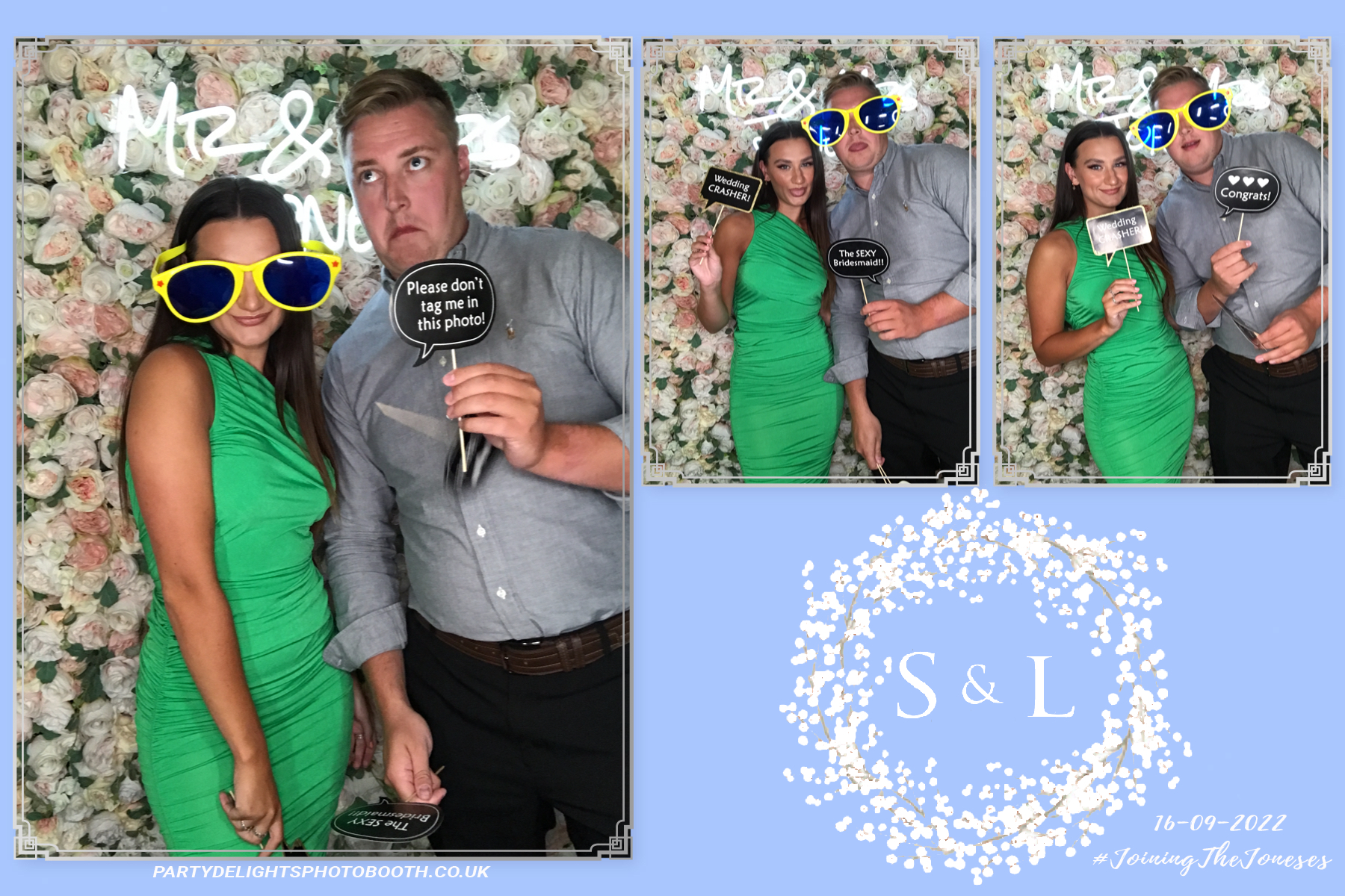 The Wedding of Mr and Mrs Jones | View more photos from the event at gallery.partydelightsphotobooth.co.uk/u/PartyDelightsPhotoBooth/The-Wedding-of-Mr-and-Mrs-Jones
