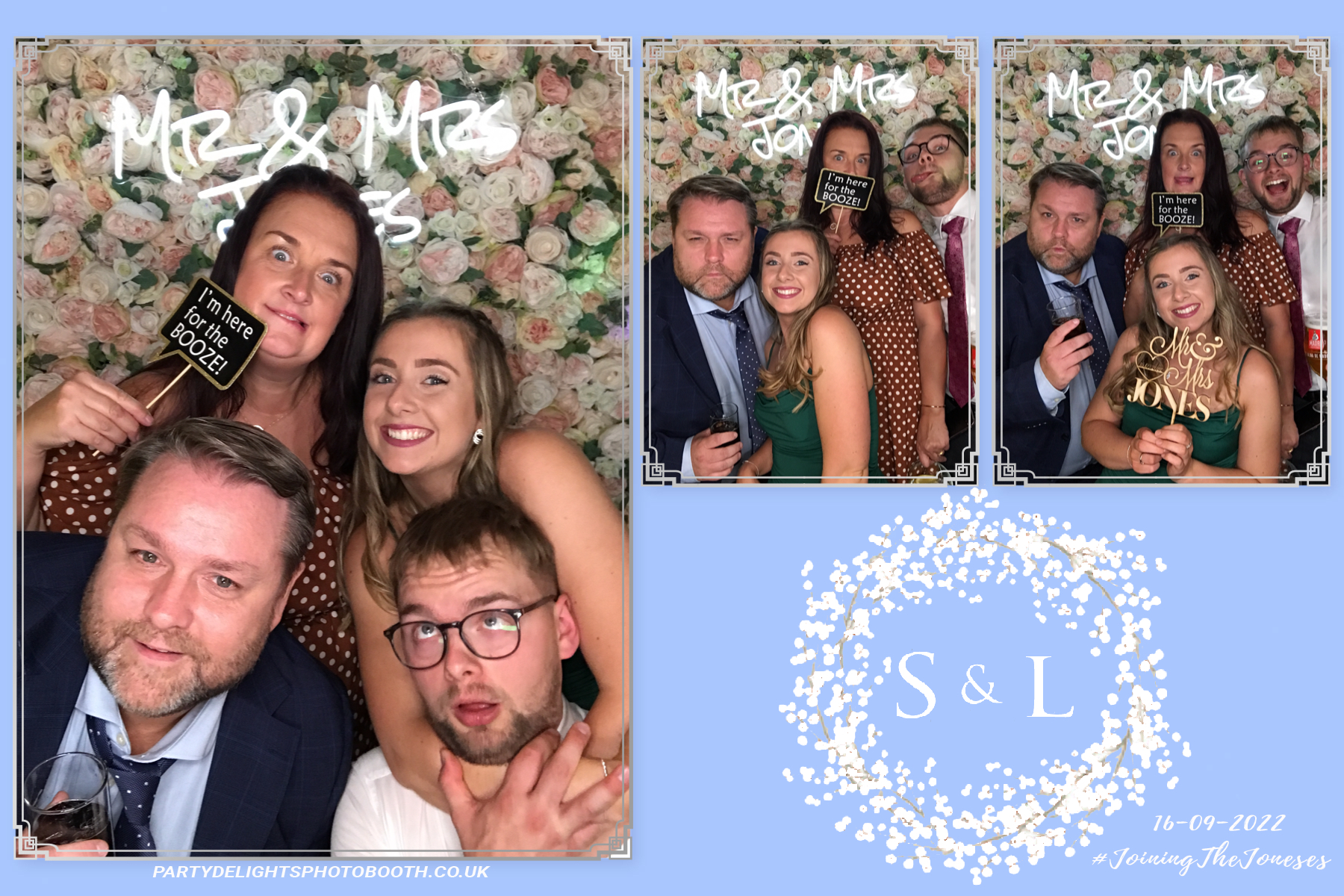 The Wedding of Mr and Mrs Jones | View more photos from the event at gallery.partydelightsphotobooth.co.uk/u/PartyDelightsPhotoBooth/The-Wedding-of-Mr-and-Mrs-Jones