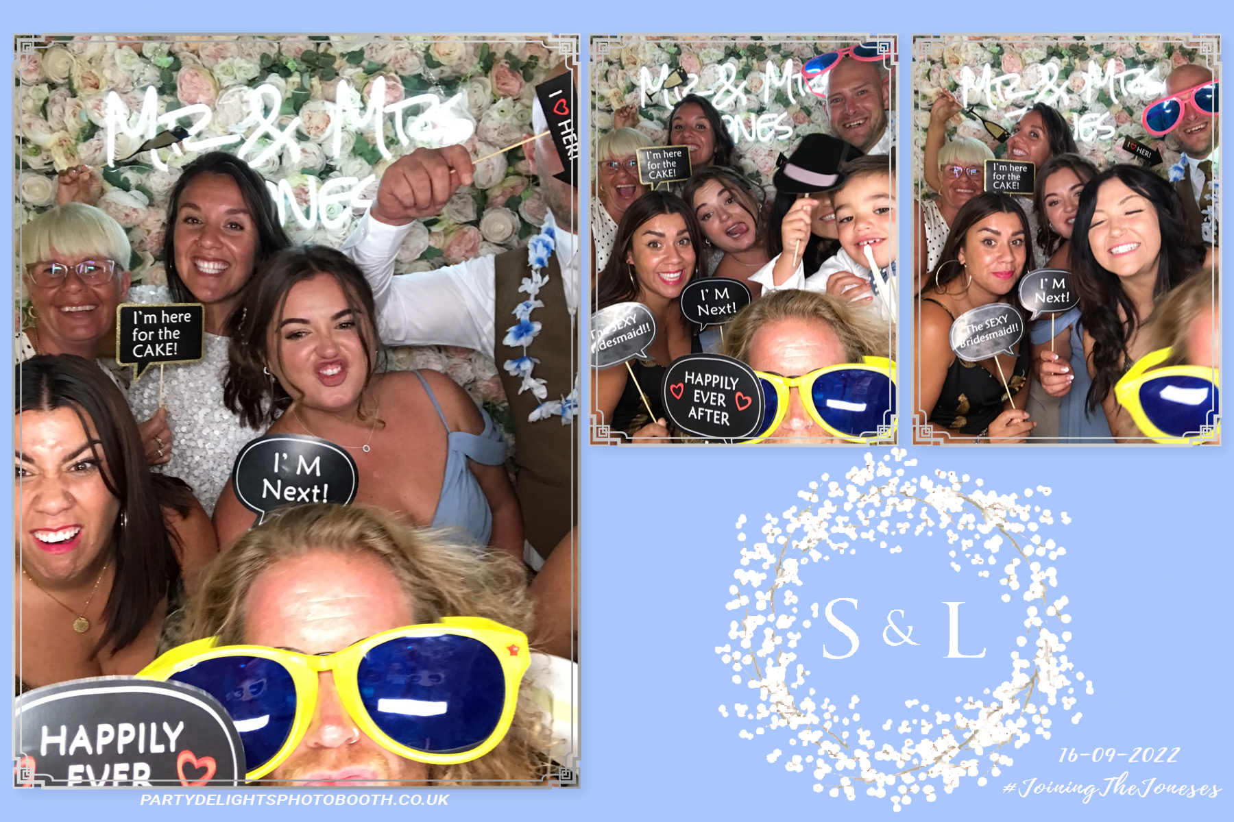 The Wedding of Mr and Mrs Jones | View more photos from the event at gallery.partydelightsphotobooth.co.uk/u/PartyDelightsPhotoBooth/The-Wedding-of-Mr-and-Mrs-Jones