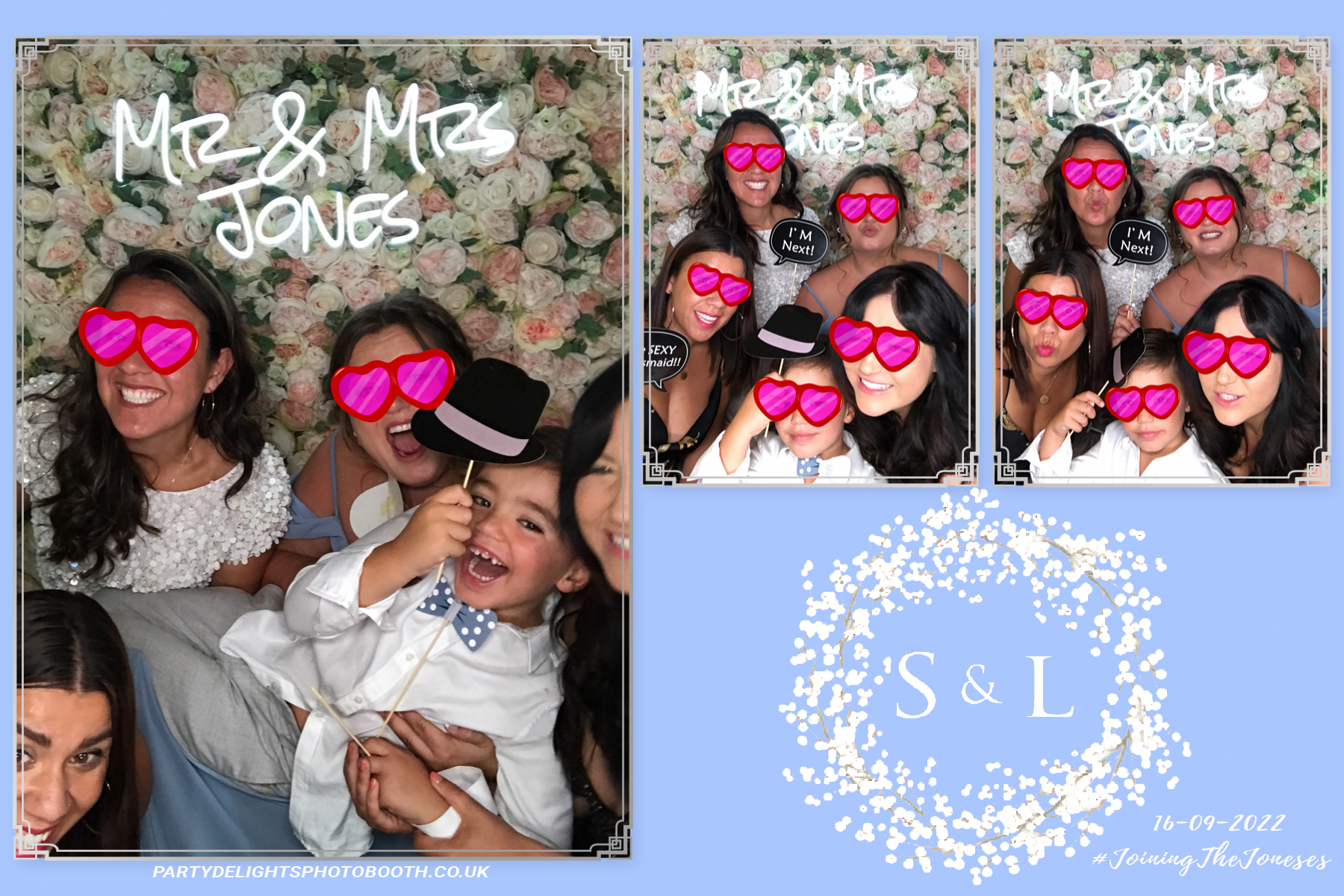 The Wedding of Mr and Mrs Jones | View more photos from the event at gallery.partydelightsphotobooth.co.uk/u/PartyDelightsPhotoBooth/The-Wedding-of-Mr-and-Mrs-Jones