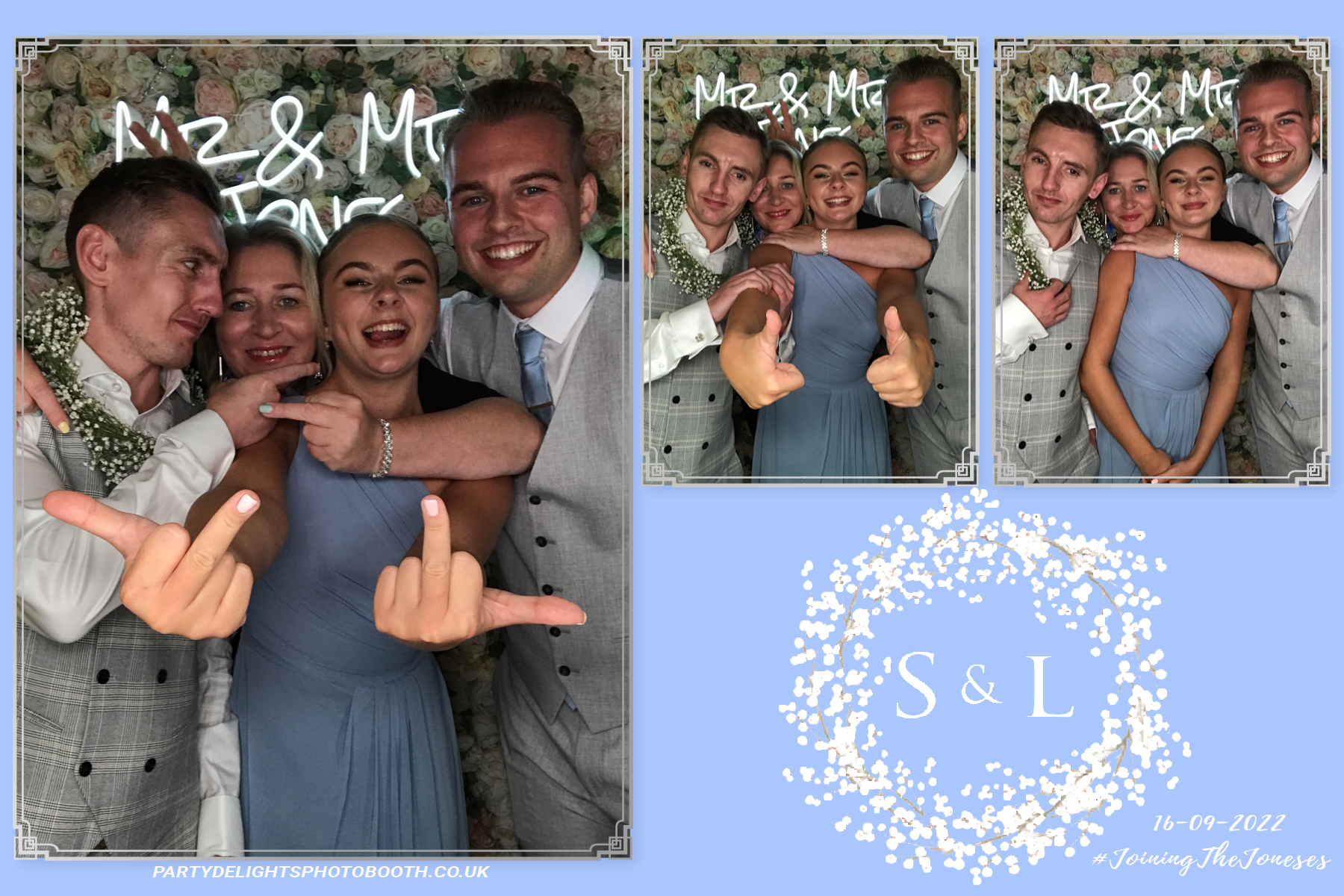 The Wedding of Mr and Mrs Jones | View more photos from the event at gallery.partydelightsphotobooth.co.uk/u/PartyDelightsPhotoBooth/The-Wedding-of-Mr-and-Mrs-Jones