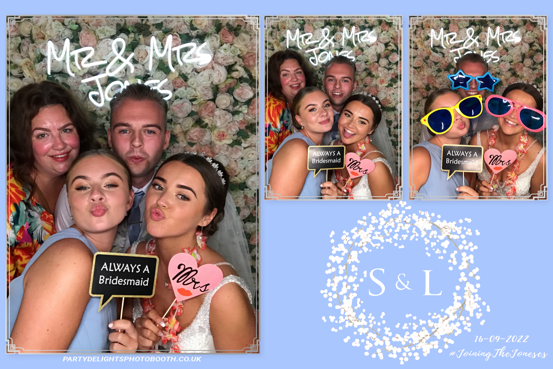 The Wedding of Mr and Mrs Jones | View more photos from the event at gallery.partydelightsphotobooth.co.uk/u/PartyDelightsPhotoBooth/The-Wedding-of-Mr-and-Mrs-Jones