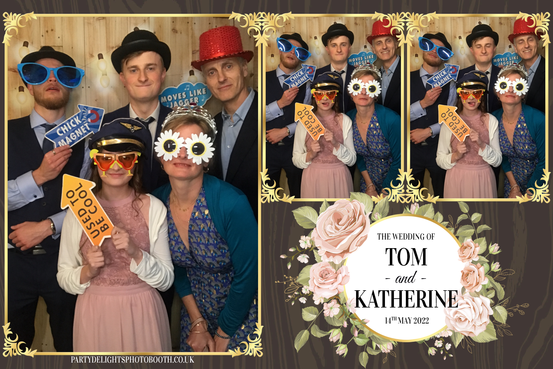 Tom and Katherine’s Wedding | View more photos from the event at gallery.partydelightsphotobooth.co.uk/u/PartyDelightsPhotoBooth/Tom-and-Katherine’s-Wedding