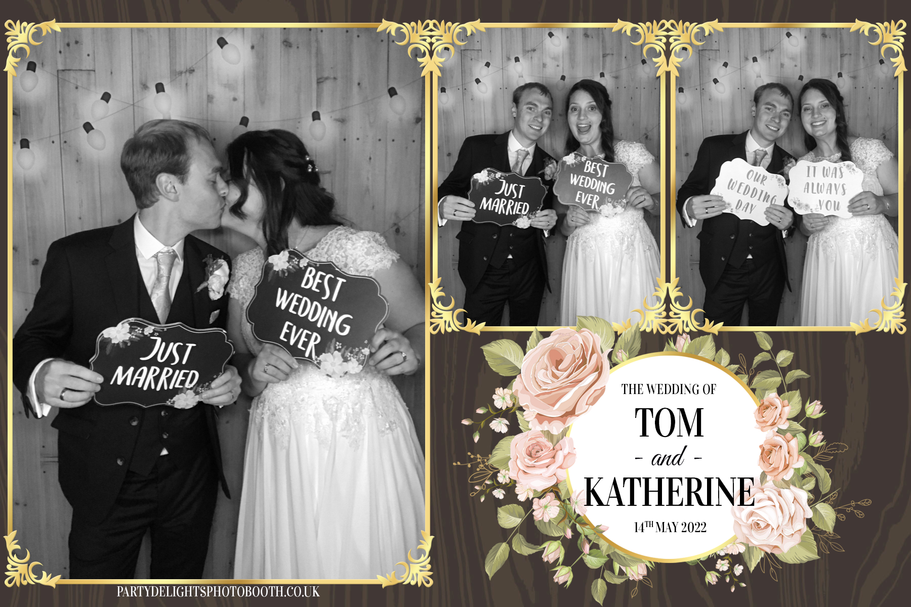 Tom and Katherine’s Wedding | View more photos from the event at gallery.partydelightsphotobooth.co.uk/u/PartyDelightsPhotoBooth/Tom-and-Katherine’s-Wedding