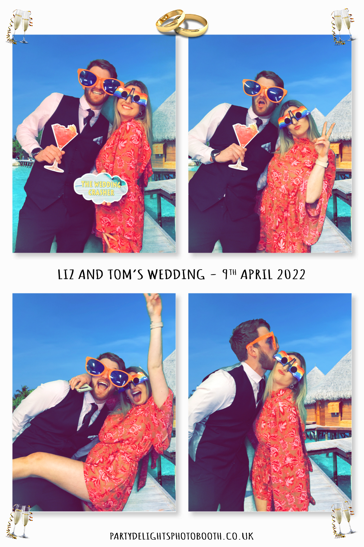 Tom and Liz’s Wedding | View more photos from the event at gallery.partydelightsphotobooth.co.uk/u/PartyDelightsPhotoBooth/Tom-and-Liz’s-Wedding