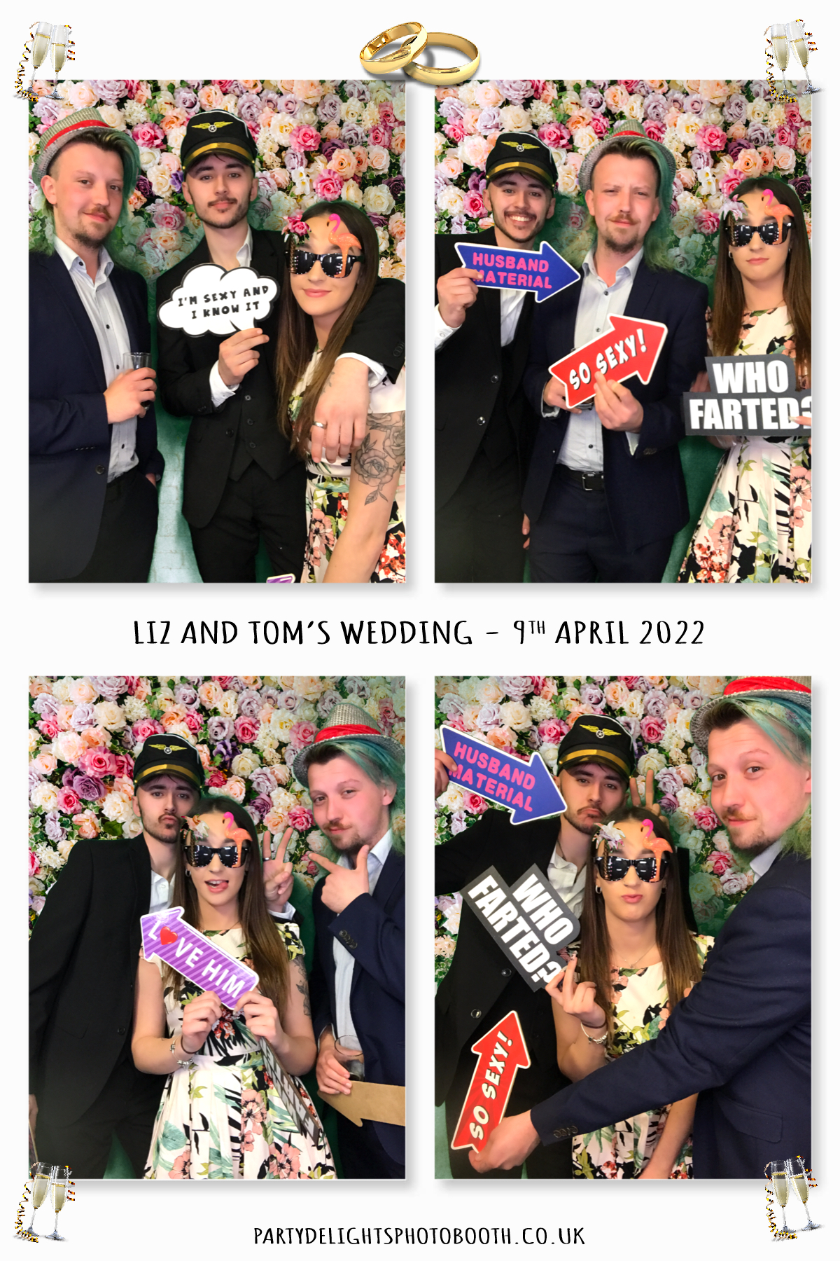 Tom and Liz’s Wedding | View more photos from the event at gallery.partydelightsphotobooth.co.uk/u/PartyDelightsPhotoBooth/Tom-and-Liz’s-Wedding