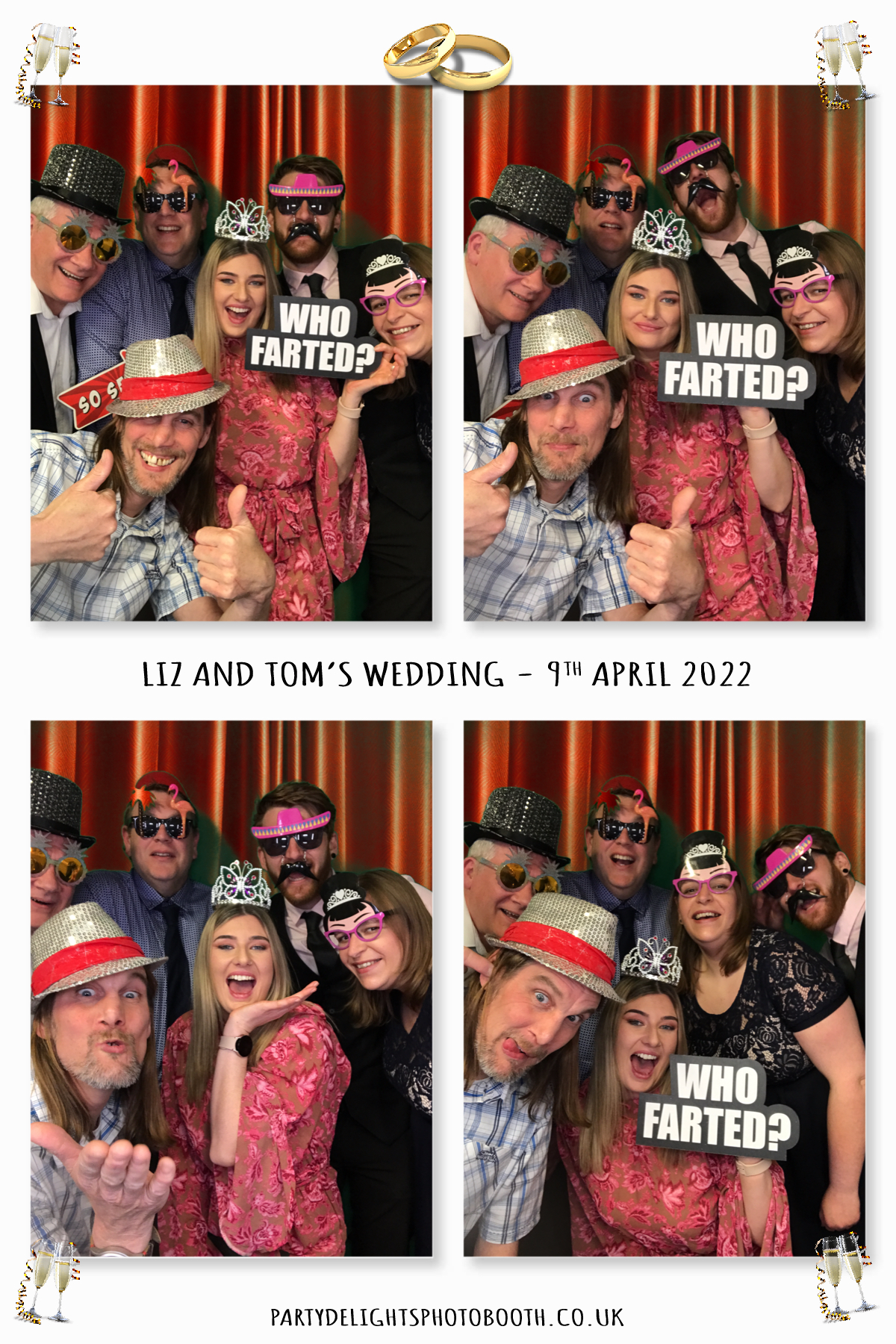 Tom and Liz’s Wedding | View more photos from the event at gallery.partydelightsphotobooth.co.uk/u/PartyDelightsPhotoBooth/Tom-and-Liz’s-Wedding