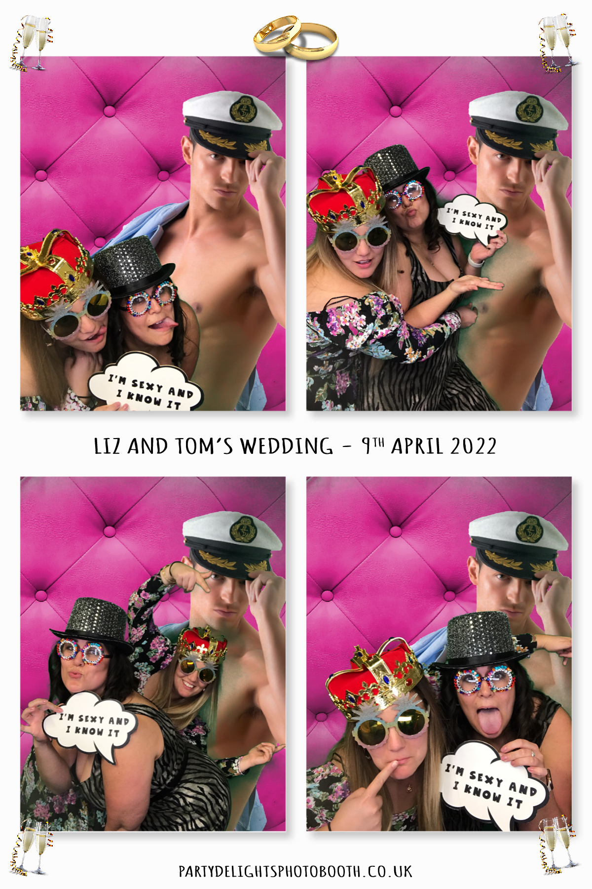 Tom and Liz’s Wedding | View more photos from the event at gallery.partydelightsphotobooth.co.uk/u/PartyDelightsPhotoBooth/Tom-and-Liz’s-Wedding
