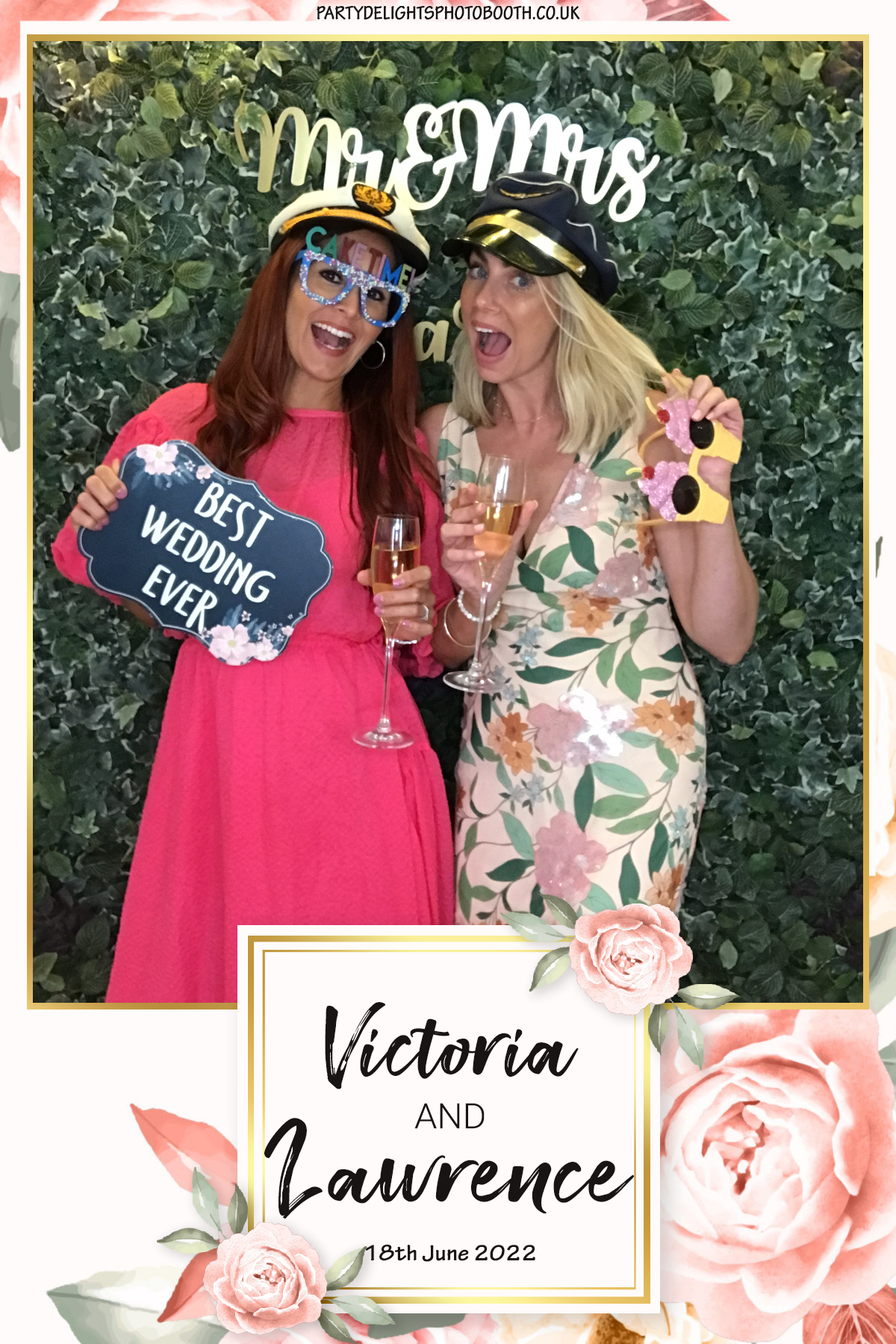 Victoria and Lawrence Wedding | View more photos from the event at gallery.partydelightsphotobooth.co.uk/u/PartyDelightsPhotoBooth/Victoria-and-Lawrence-Wedding