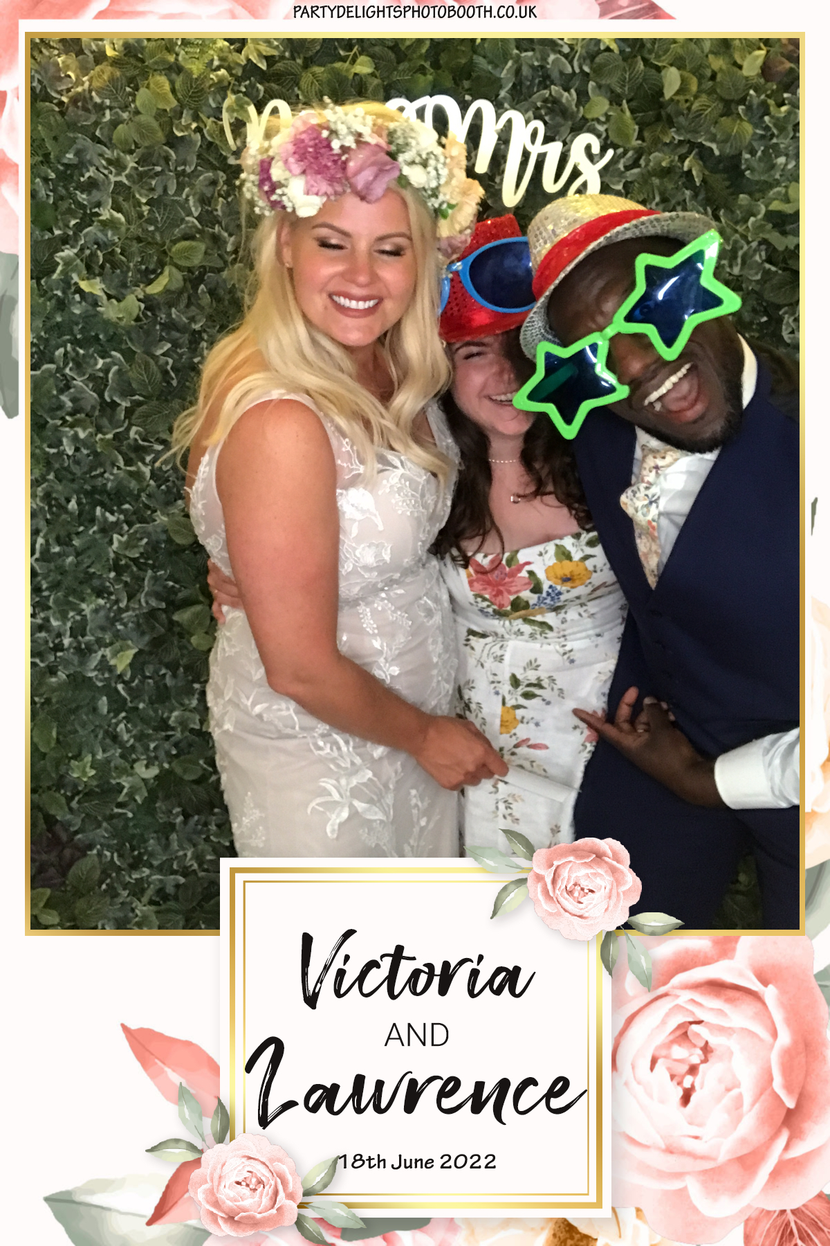 Victoria and Lawrence Wedding | View more photos from the event at gallery.partydelightsphotobooth.co.uk/u/PartyDelightsPhotoBooth/Victoria-and-Lawrence-Wedding