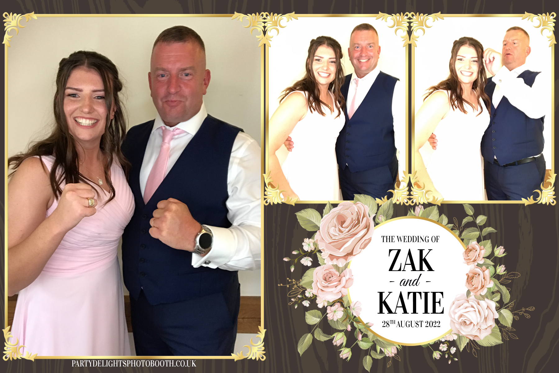 Zak & Katie’s wedding | View more photos from the event at gallery.partydelightsphotobooth.co.uk/u/PartyDelightsPhotoBooth/Zak-Katie’s-wedding