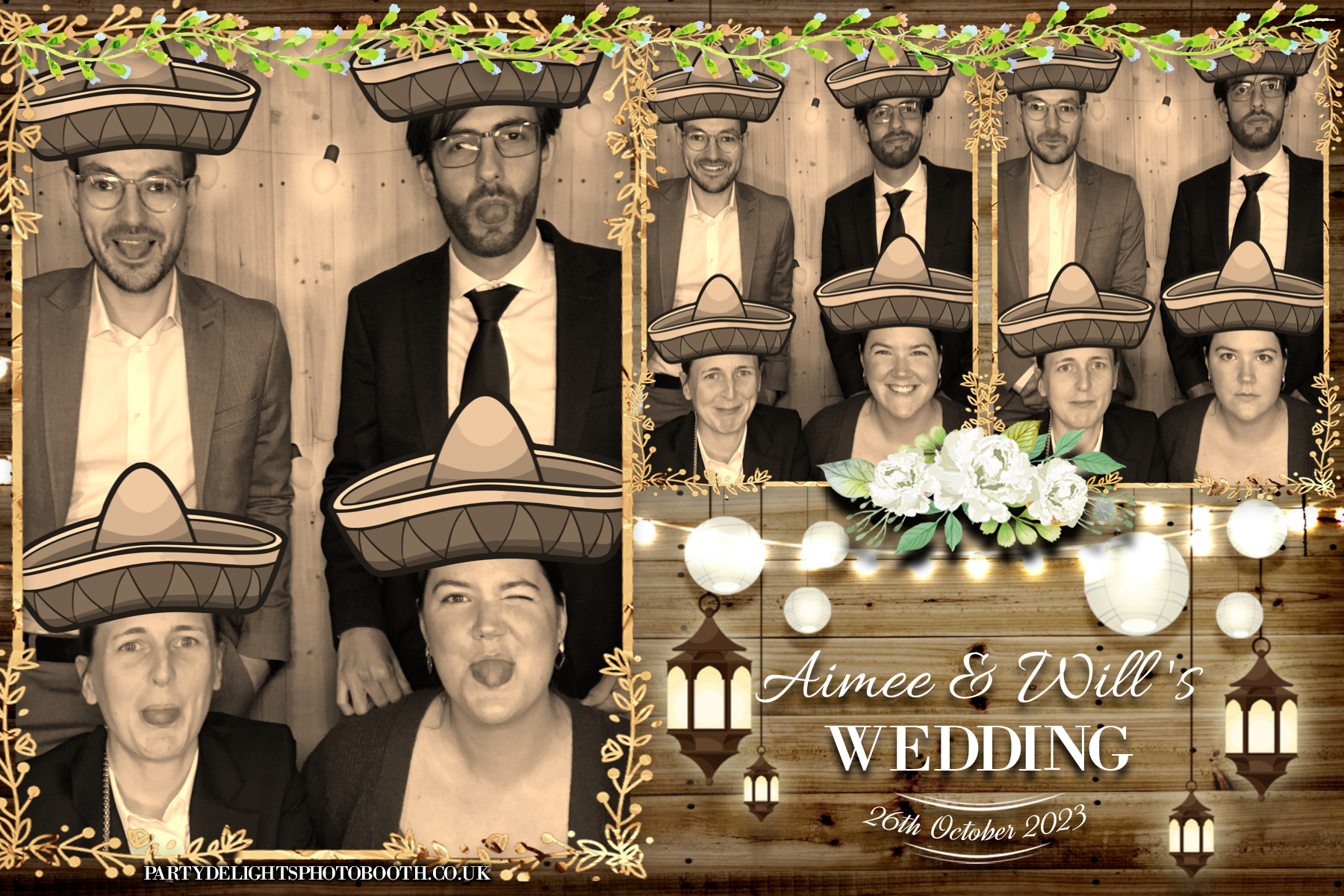 Aimee & Wills' Wedding | View more photos from the event at gallery.partydelightsphotobooth.co.uk/u/PartyDelightsPhotoBooth/Aimee-Wills-Wedding