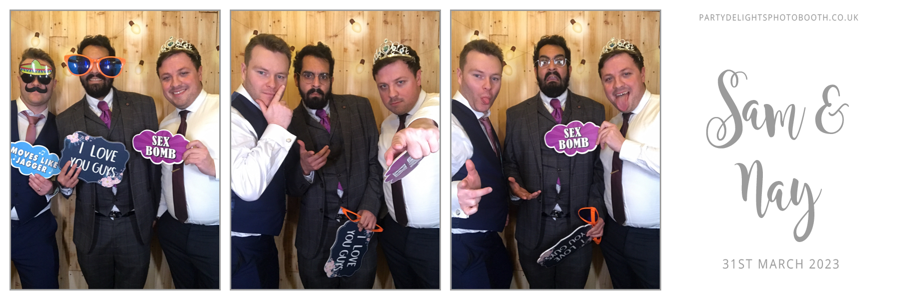 Audet Wedding | View more photos from the event at gallery.partydelightsphotobooth.co.uk/u/PartyDelightsPhotoBooth/Audet-Wedding