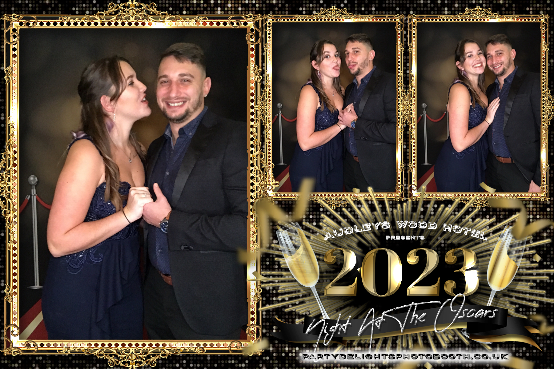 Audleys Wood Hotel - Oscars Red carpet Staff Party 2023 | View more photos from the event at gallery.partydelightsphotobooth.co.uk/u/PartyDelightsPhotoBooth/Audleys-Wood-Hotel-Oscars-Red-carpet-Staff-Party-2023