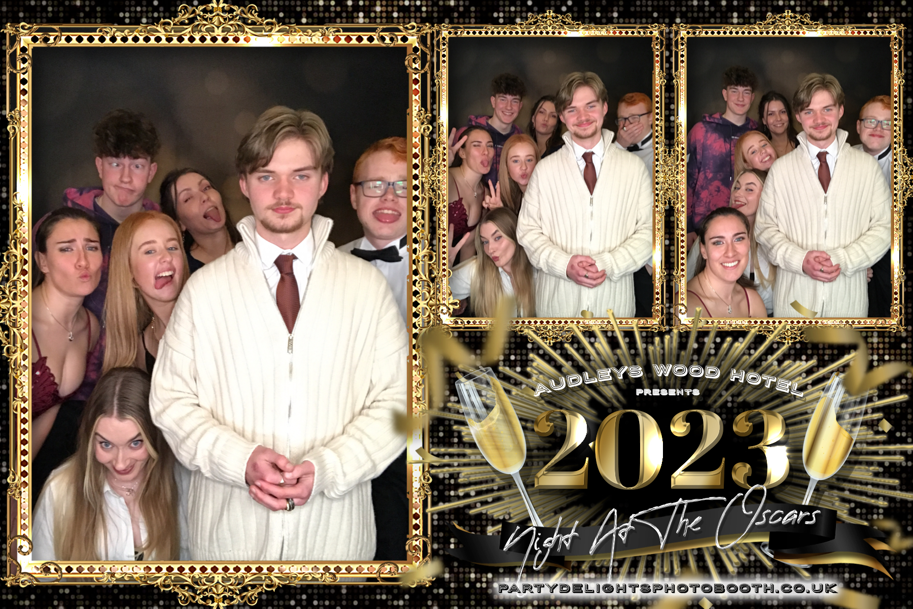 Audleys Wood Hotel - Oscars Red carpet Staff Party 2023 | View more photos from the event at gallery.partydelightsphotobooth.co.uk/u/PartyDelightsPhotoBooth/Audleys-Wood-Hotel-Oscars-Red-carpet-Staff-Party-2023