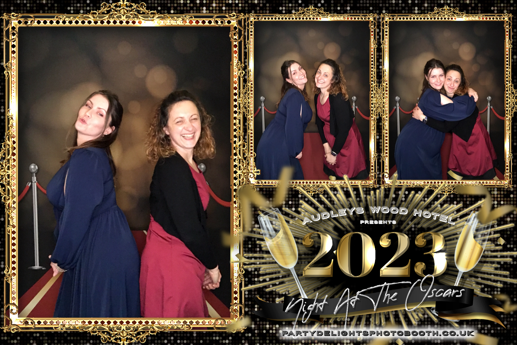 Audleys Wood Hotel - Oscars Red carpet Staff Party 2023 | View more photos from the event at gallery.partydelightsphotobooth.co.uk/u/PartyDelightsPhotoBooth/Audleys-Wood-Hotel-Oscars-Red-carpet-Staff-Party-2023