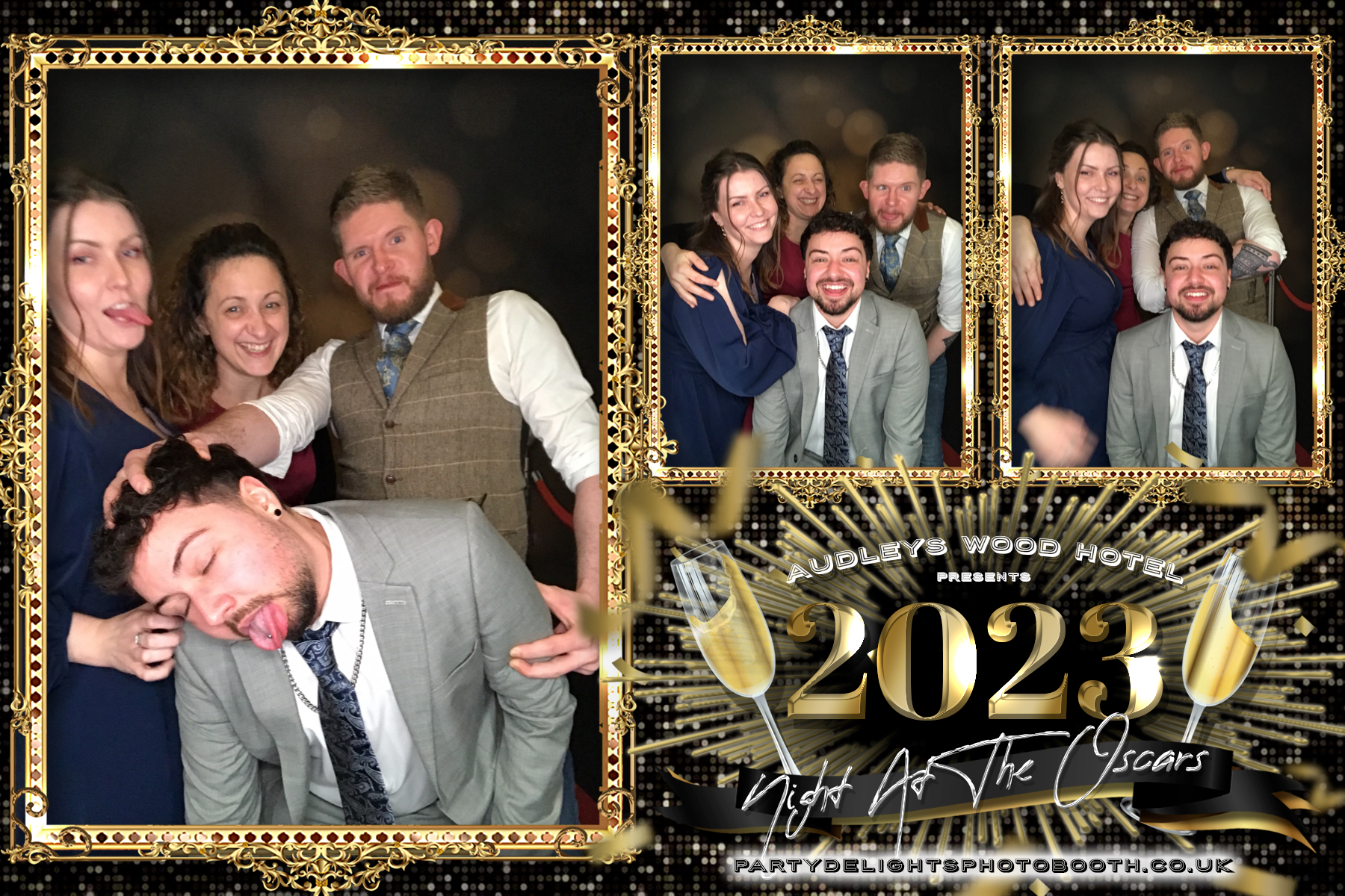 Audleys Wood Hotel - Oscars Red carpet Staff Party 2023 | View more photos from the event at gallery.partydelightsphotobooth.co.uk/u/PartyDelightsPhotoBooth/Audleys-Wood-Hotel-Oscars-Red-carpet-Staff-Party-2023