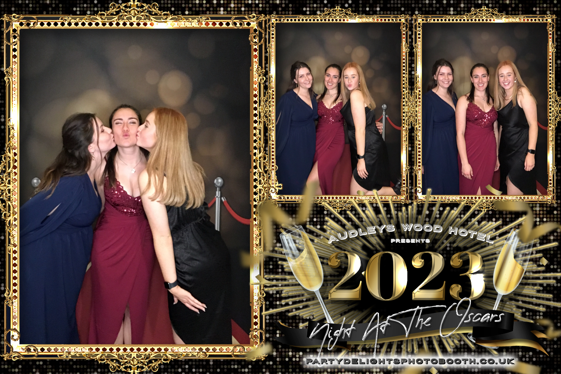 Audleys Wood Hotel - Oscars Red carpet Staff Party 2023 | View more photos from the event at gallery.partydelightsphotobooth.co.uk/u/PartyDelightsPhotoBooth/Audleys-Wood-Hotel-Oscars-Red-carpet-Staff-Party-2023