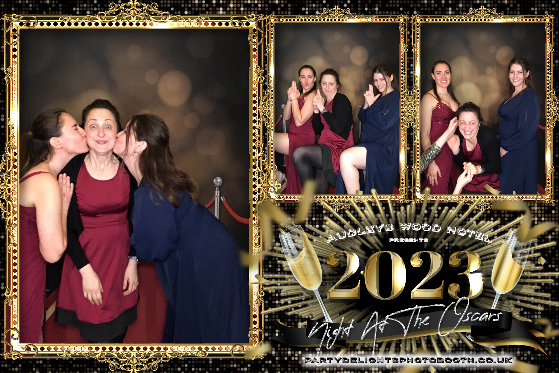 Audleys Wood Hotel - Oscars Red carpet Staff Party 2023 | View more photos from the event at gallery.partydelightsphotobooth.co.uk/u/PartyDelightsPhotoBooth/Audleys-Wood-Hotel-Oscars-Red-carpet-Staff-Party-2023