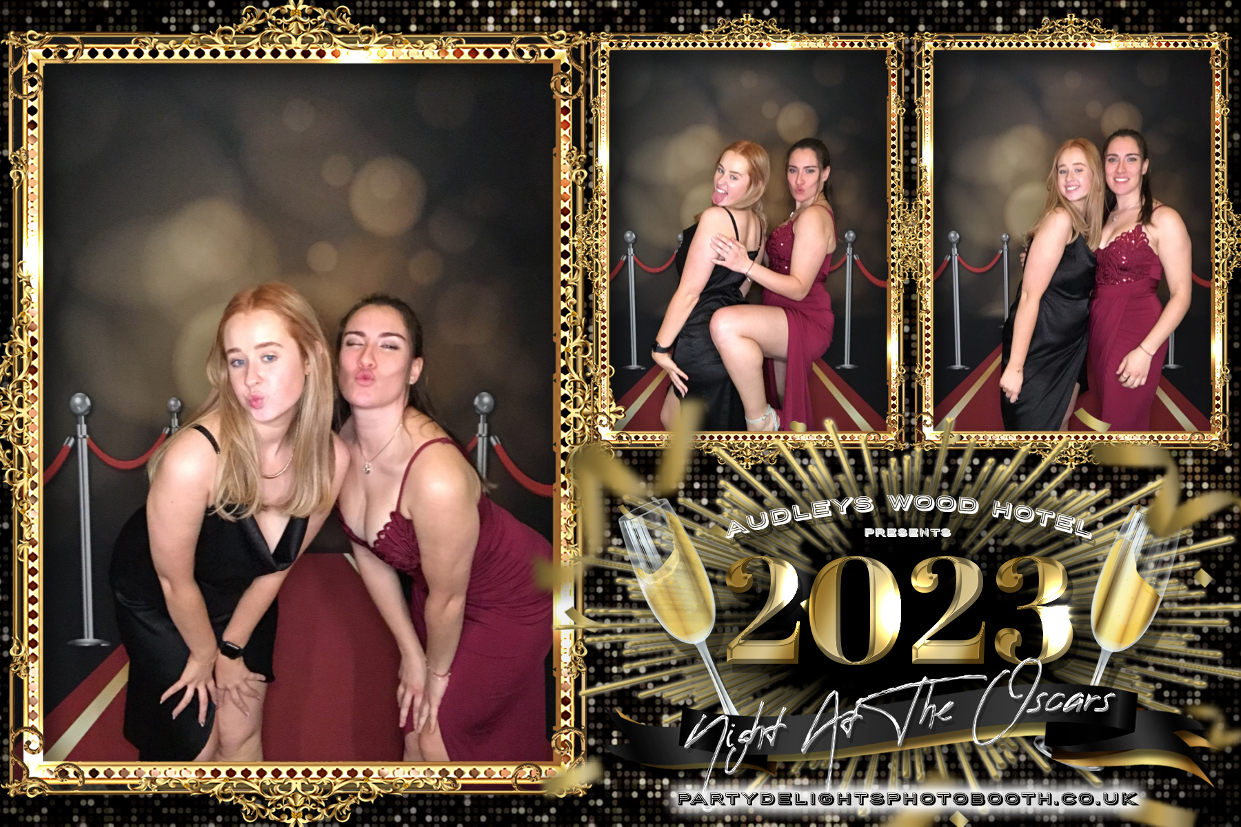 Audleys Wood Hotel - Oscars Red carpet Staff Party 2023 | View more photos from the event at gallery.partydelightsphotobooth.co.uk/u/PartyDelightsPhotoBooth/Audleys-Wood-Hotel-Oscars-Red-carpet-Staff-Party-2023