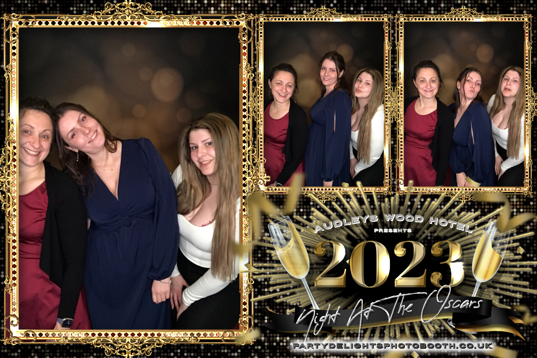 Audleys Wood Hotel - Oscars Red carpet Staff Party 2023 | View more photos from the event at gallery.partydelightsphotobooth.co.uk/u/PartyDelightsPhotoBooth/Audleys-Wood-Hotel-Oscars-Red-carpet-Staff-Party-2023