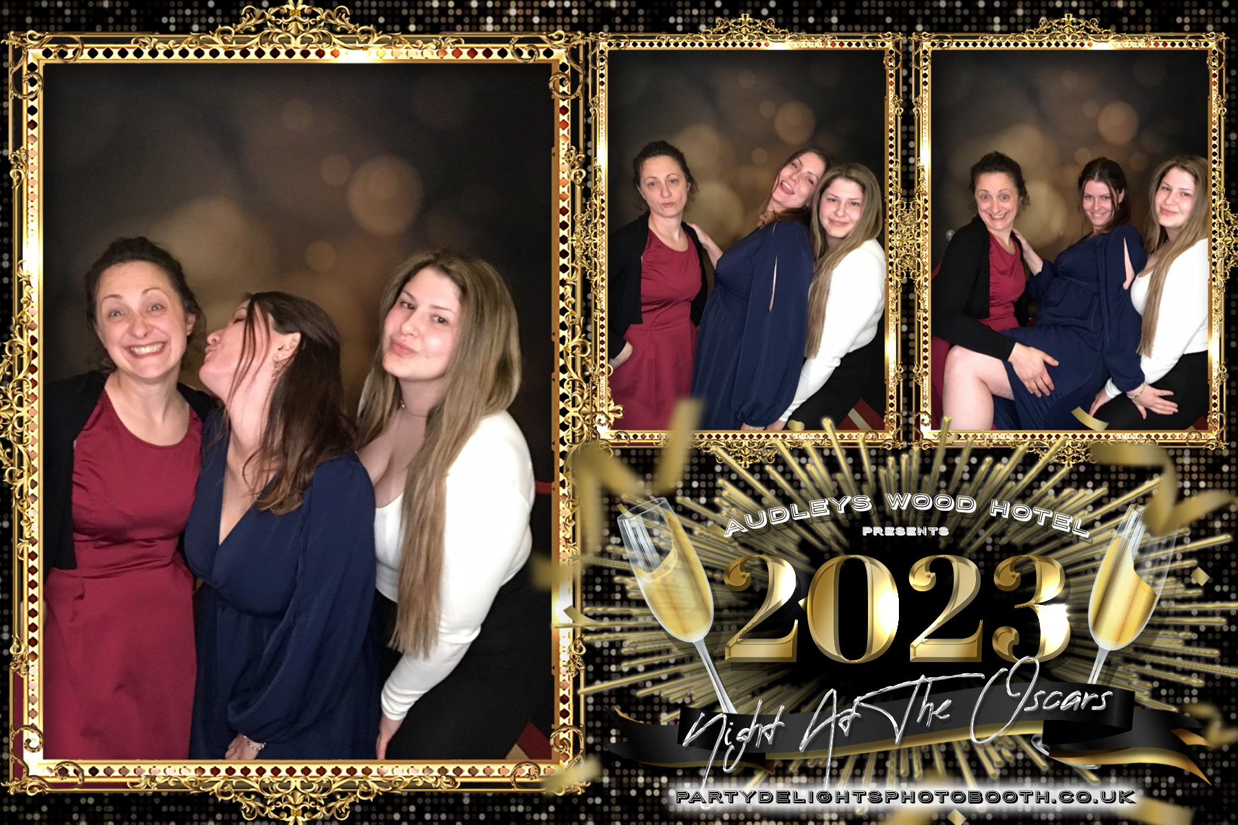 Audleys Wood Hotel - Oscars Red carpet Staff Party 2023 | View more photos from the event at gallery.partydelightsphotobooth.co.uk/u/PartyDelightsPhotoBooth/Audleys-Wood-Hotel-Oscars-Red-carpet-Staff-Party-2023