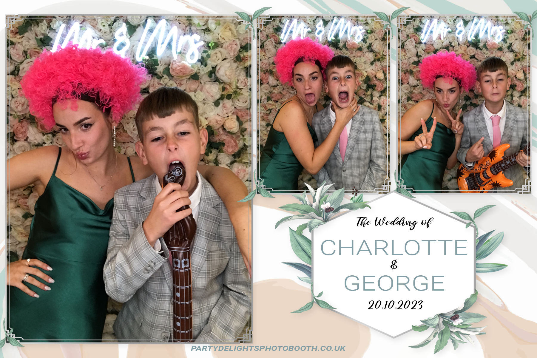 Charlotte & George's Wedding | View more photos from the event at gallery.partydelightsphotobooth.co.uk/u/PartyDelightsPhotoBooth/Charlotte-Georges-Wedding