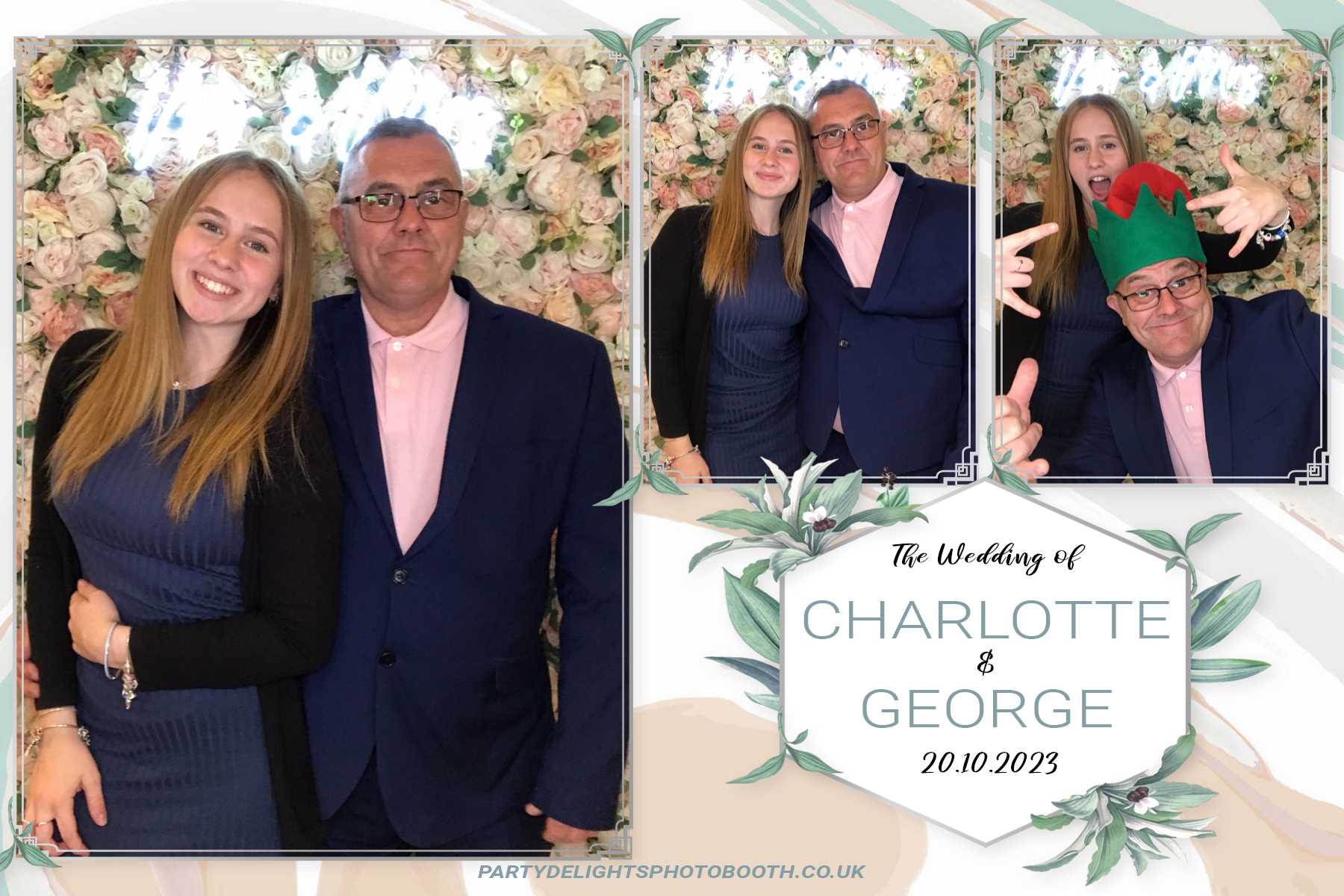 Charlotte & George's Wedding | View more photos from the event at gallery.partydelightsphotobooth.co.uk/u/PartyDelightsPhotoBooth/Charlotte-Georges-Wedding